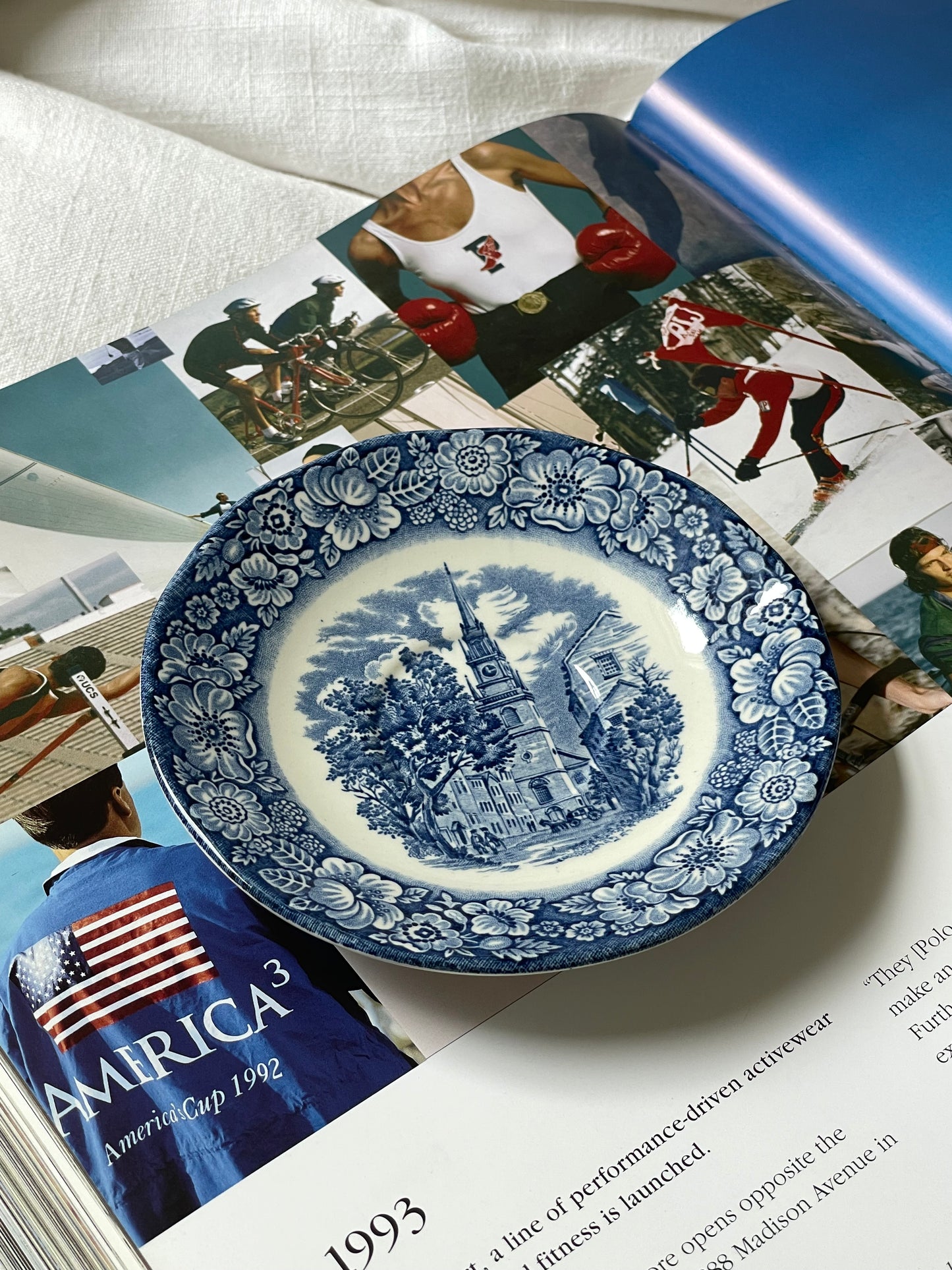 Liberty Blue Trinket Dish