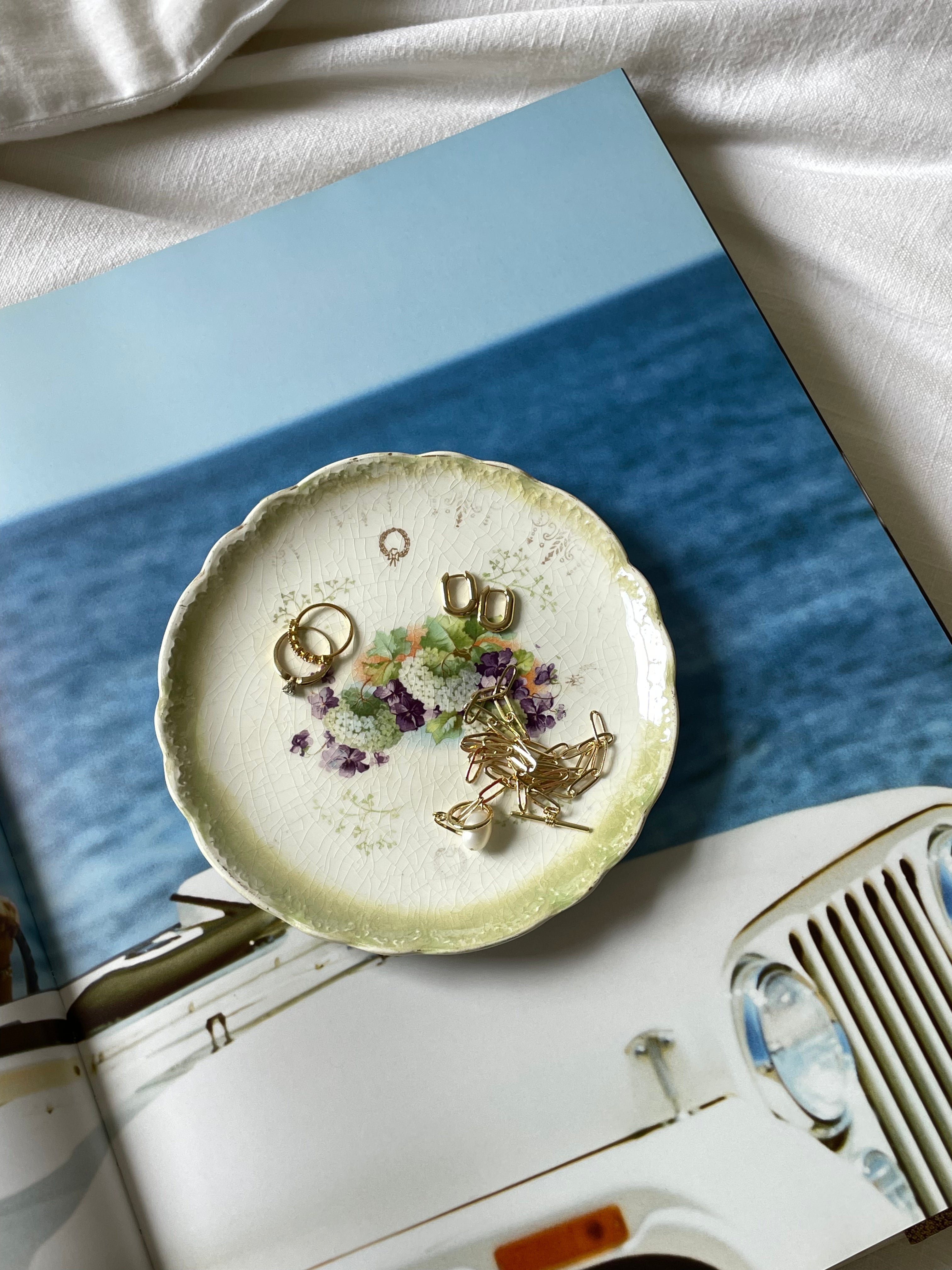 Hydrangea Valley Trinket Plate