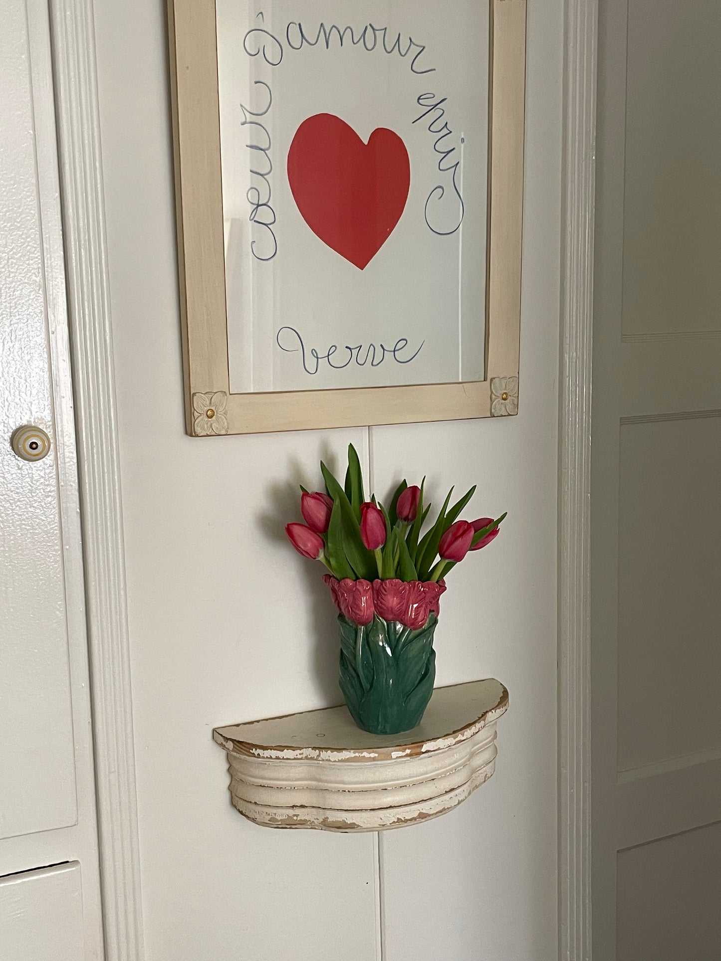 Pink Tulip Vase