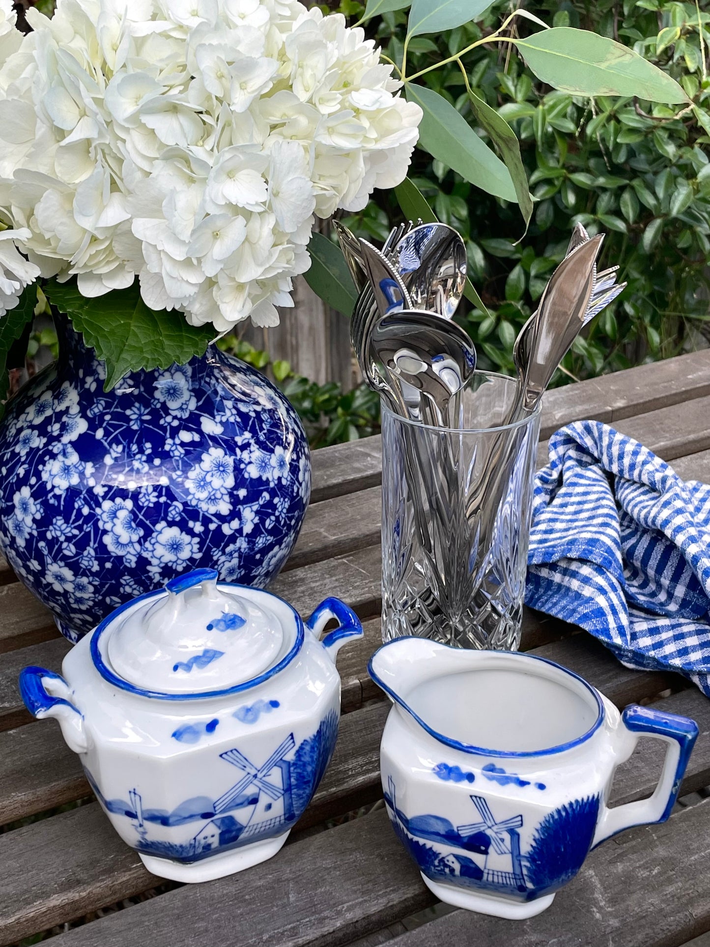 Watermill Cream & Sugar Set