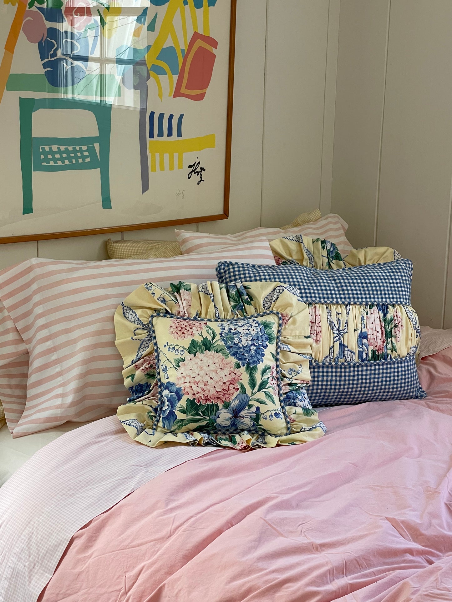 New England Throw pillows, Set of 3