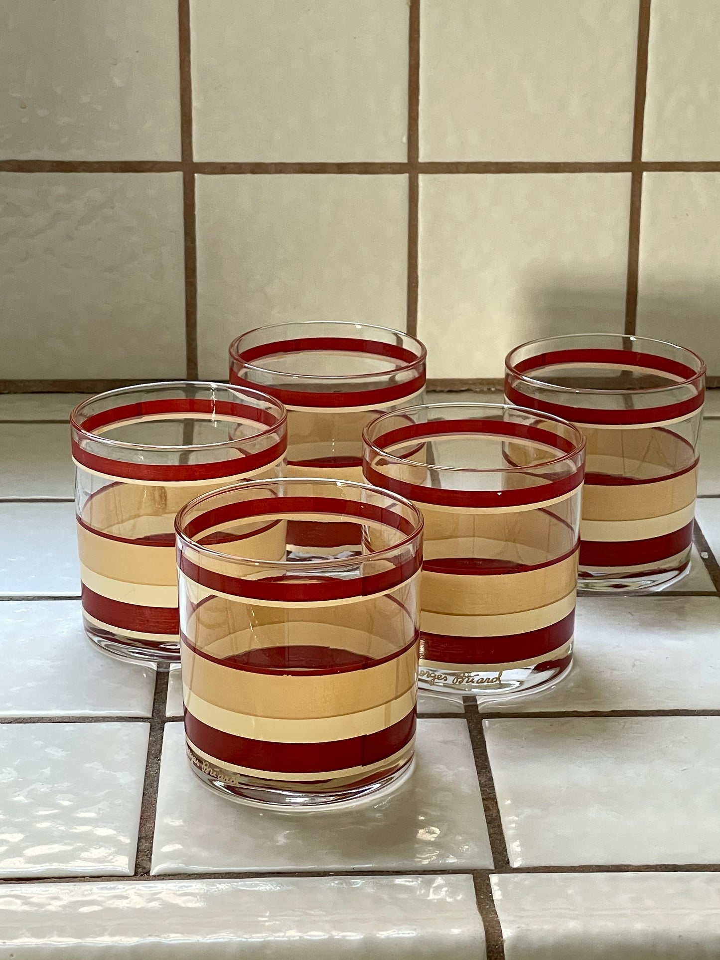 Harvard Cocktail Glasses, Set of 5
