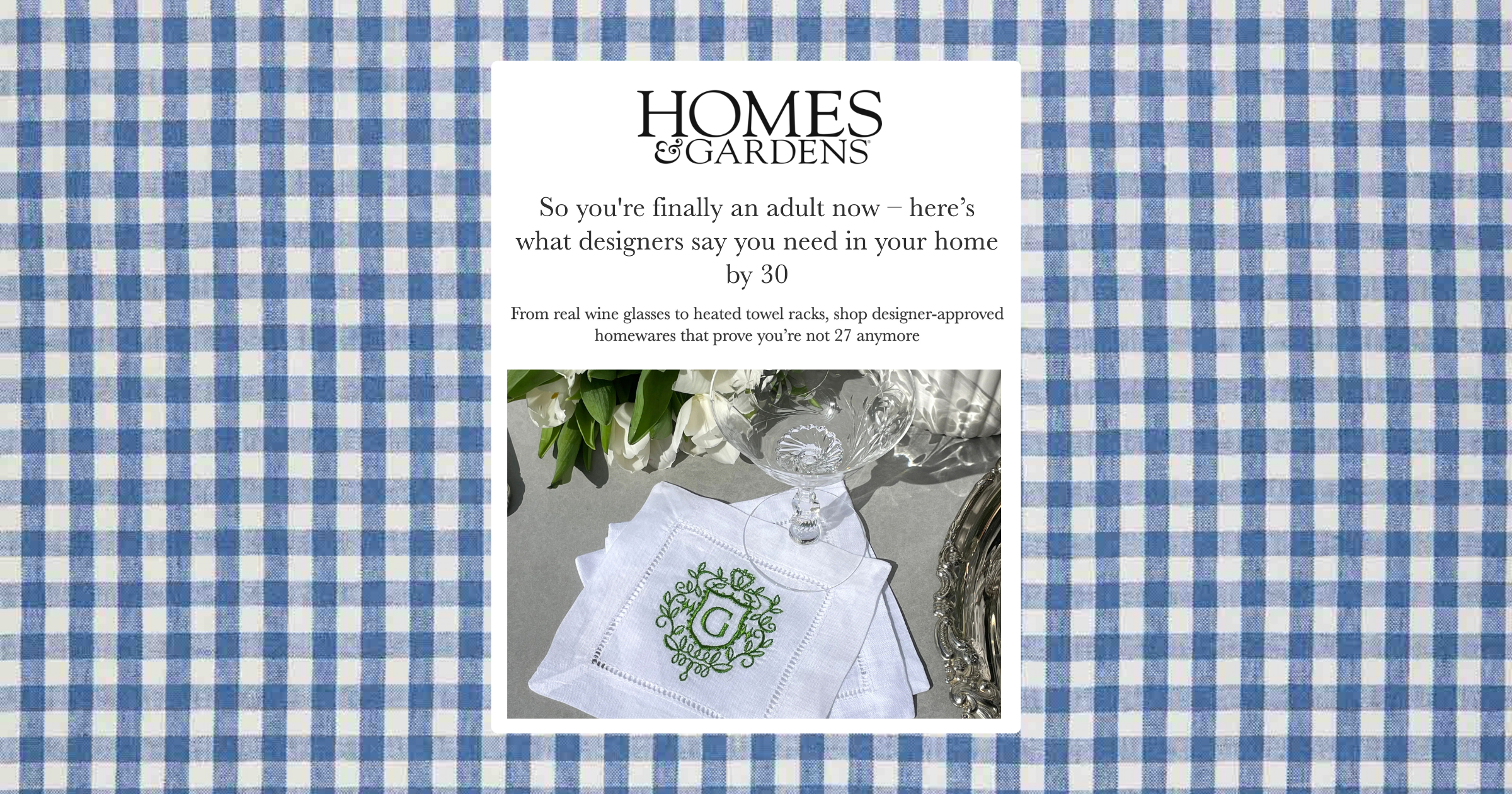 Bessette Feature: Homes & Gardens Magazine