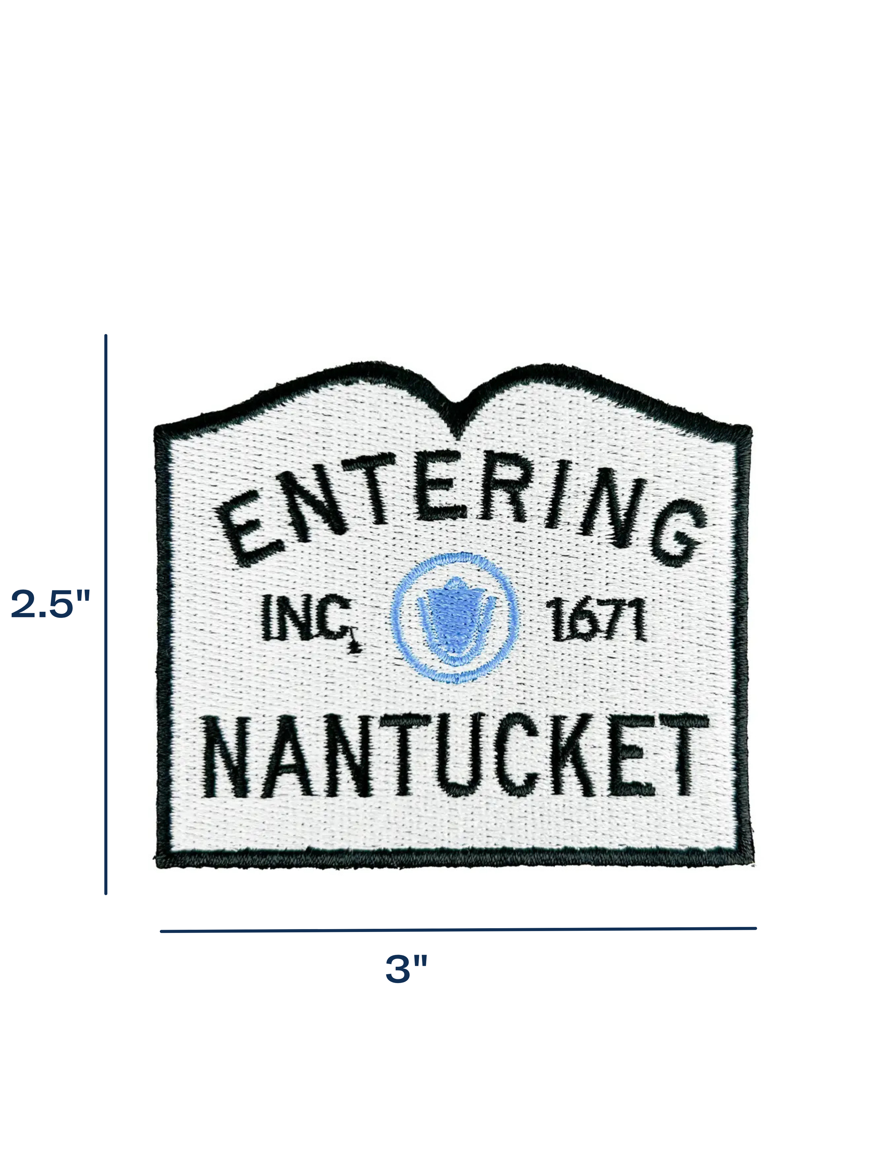 Nantucket Iron-On Patch