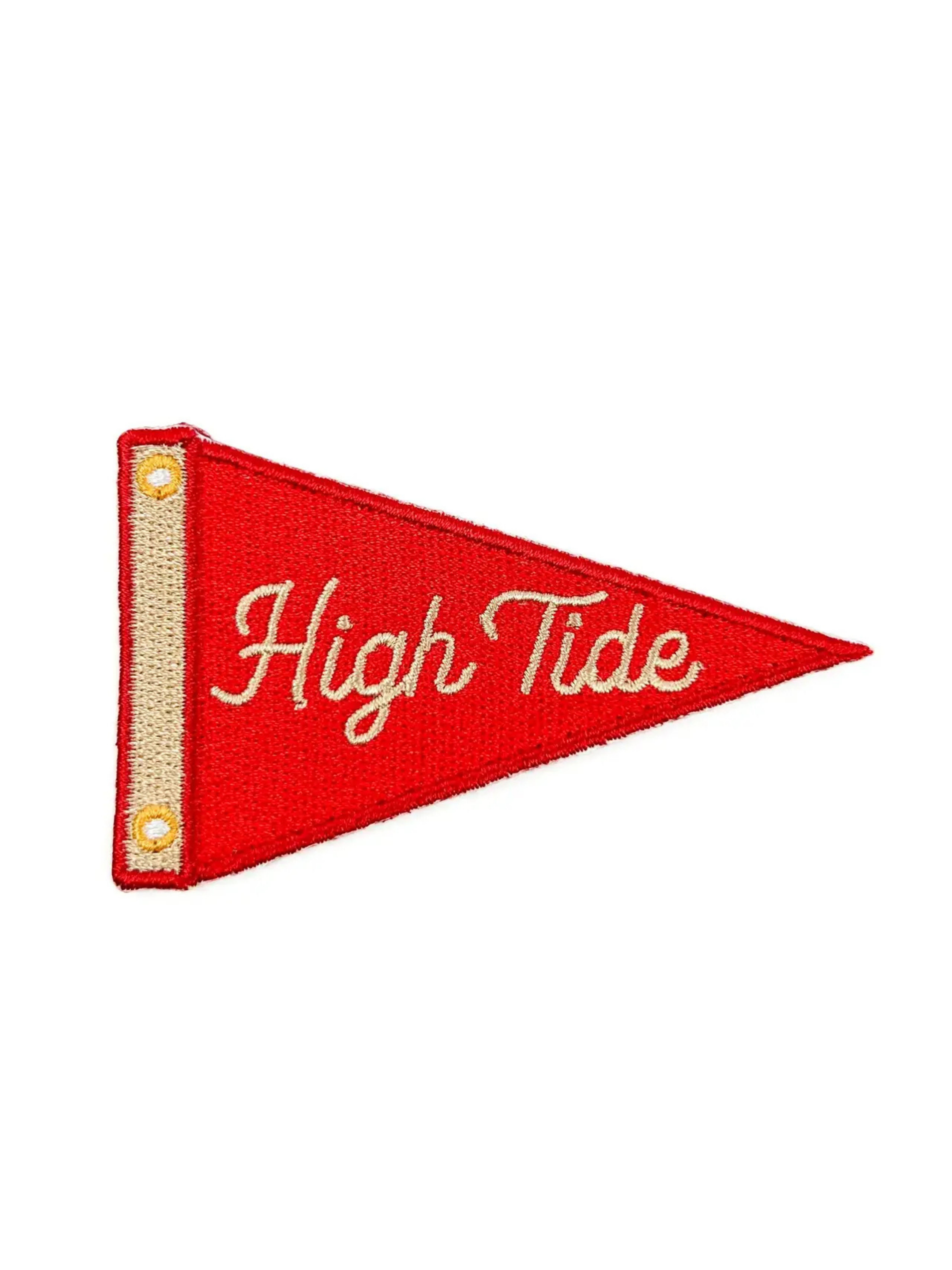 High Tide Flag Iron-On Patch