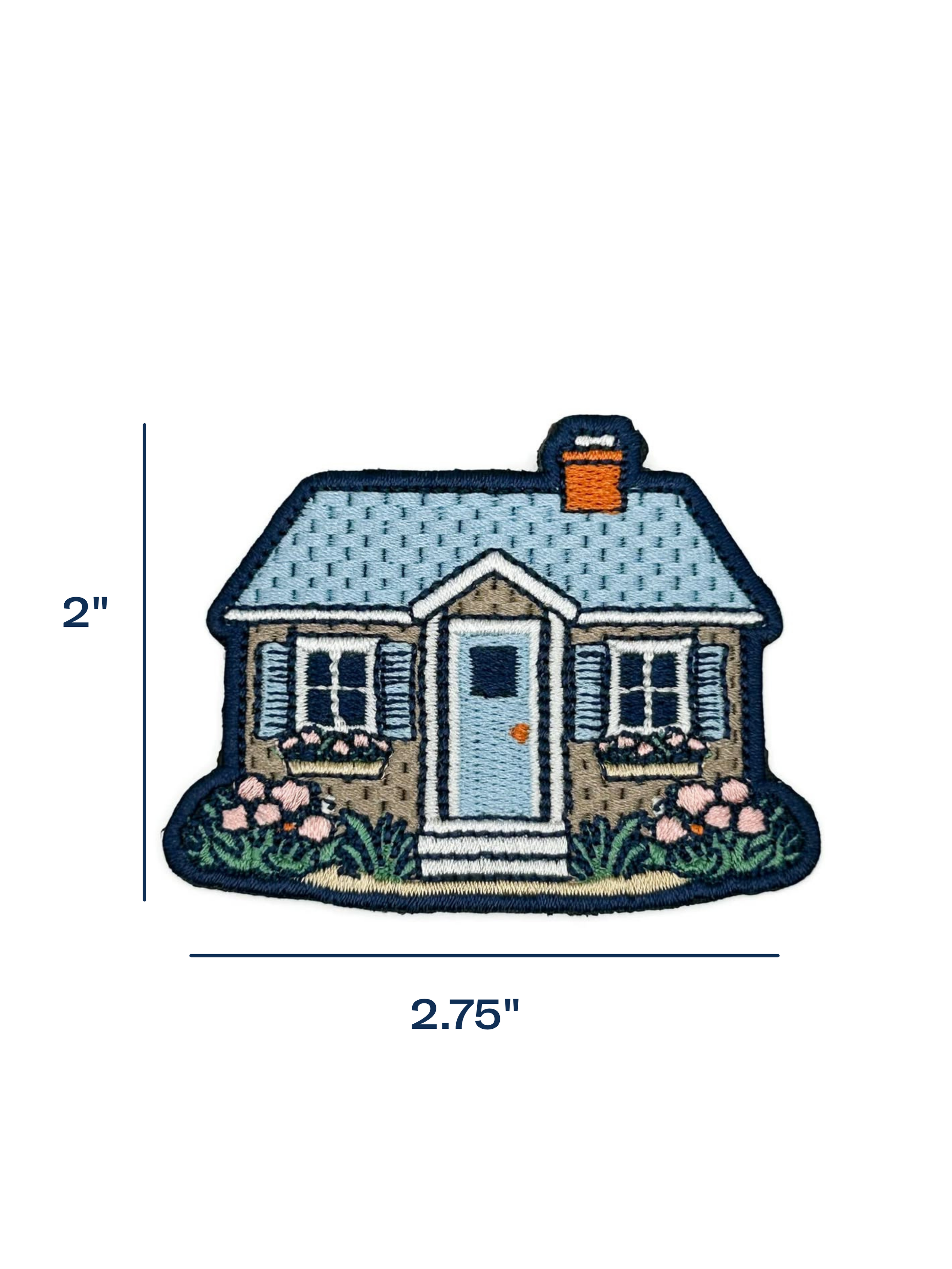 Begonia Cottage Iron-On Patch