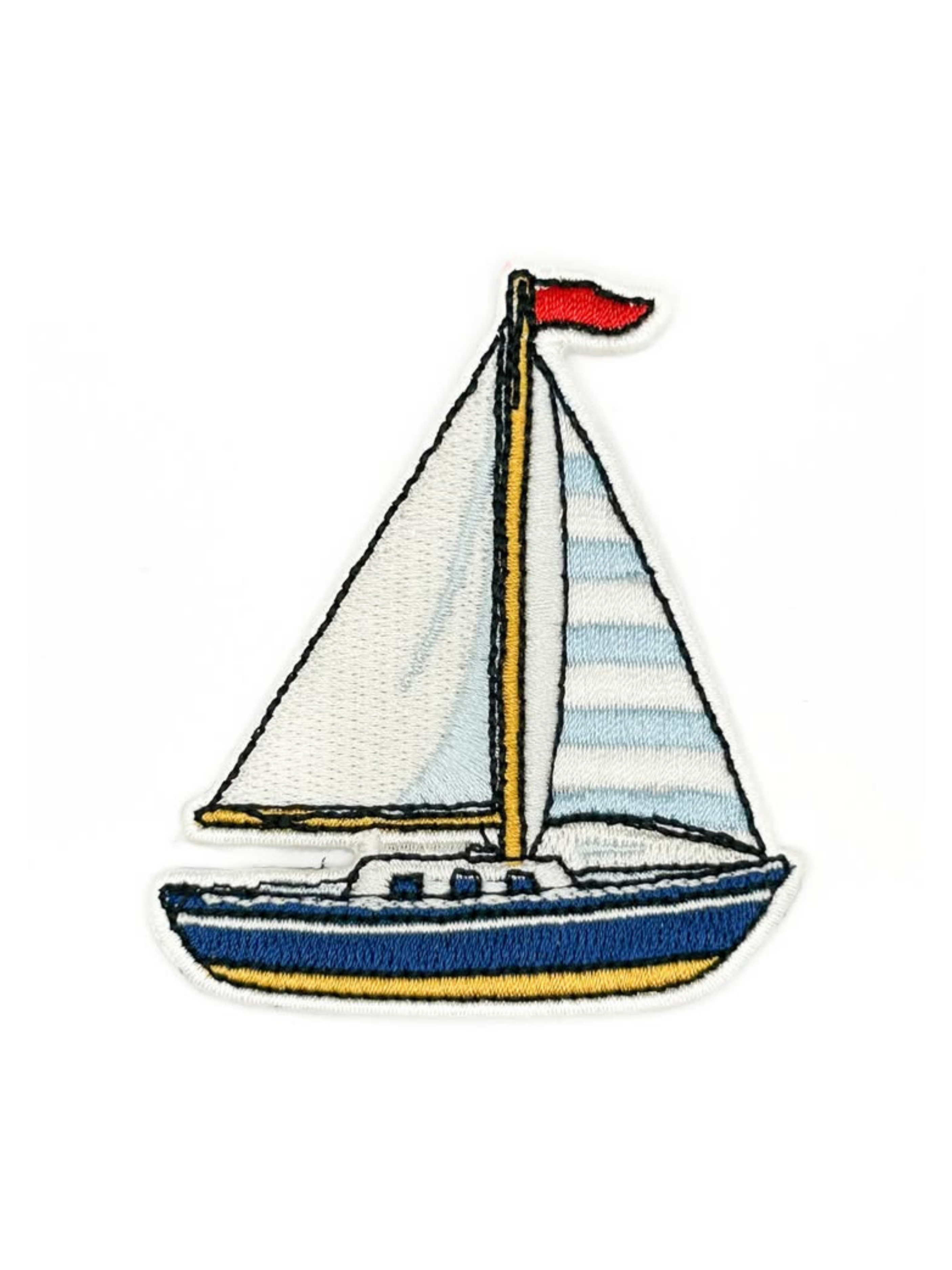 Sailboat Iron-On Patch
