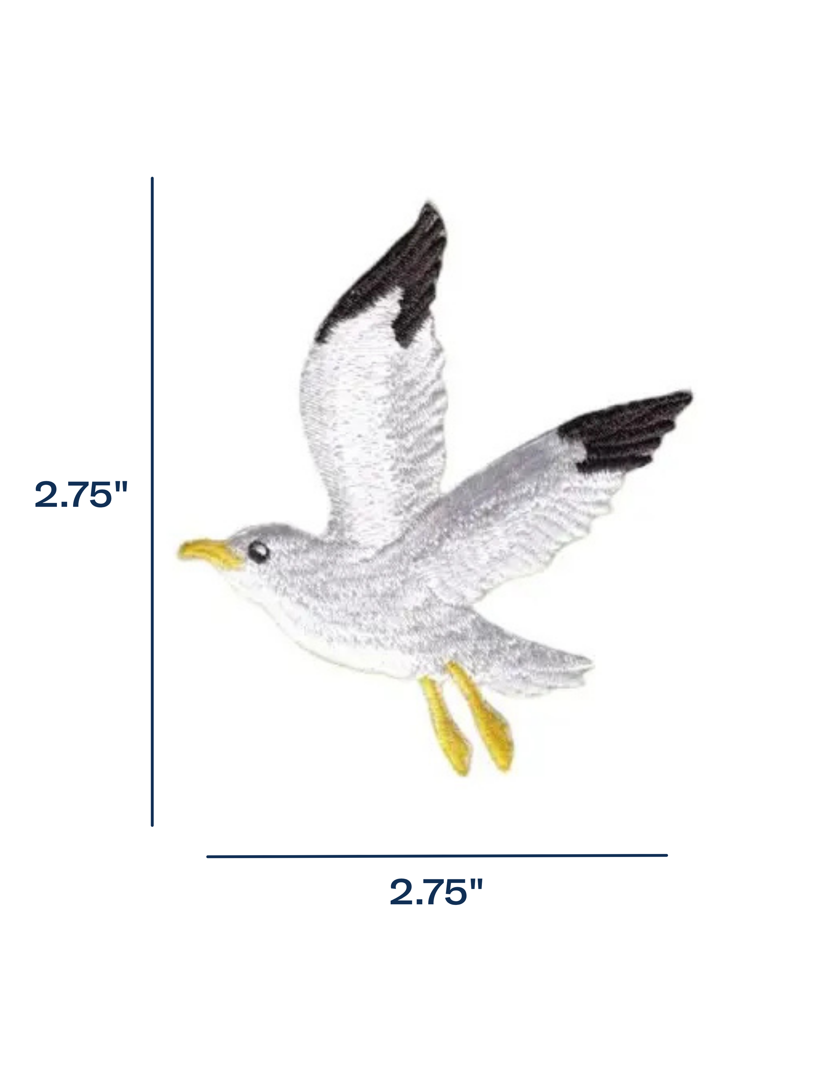 Seagull Iron-On Patch