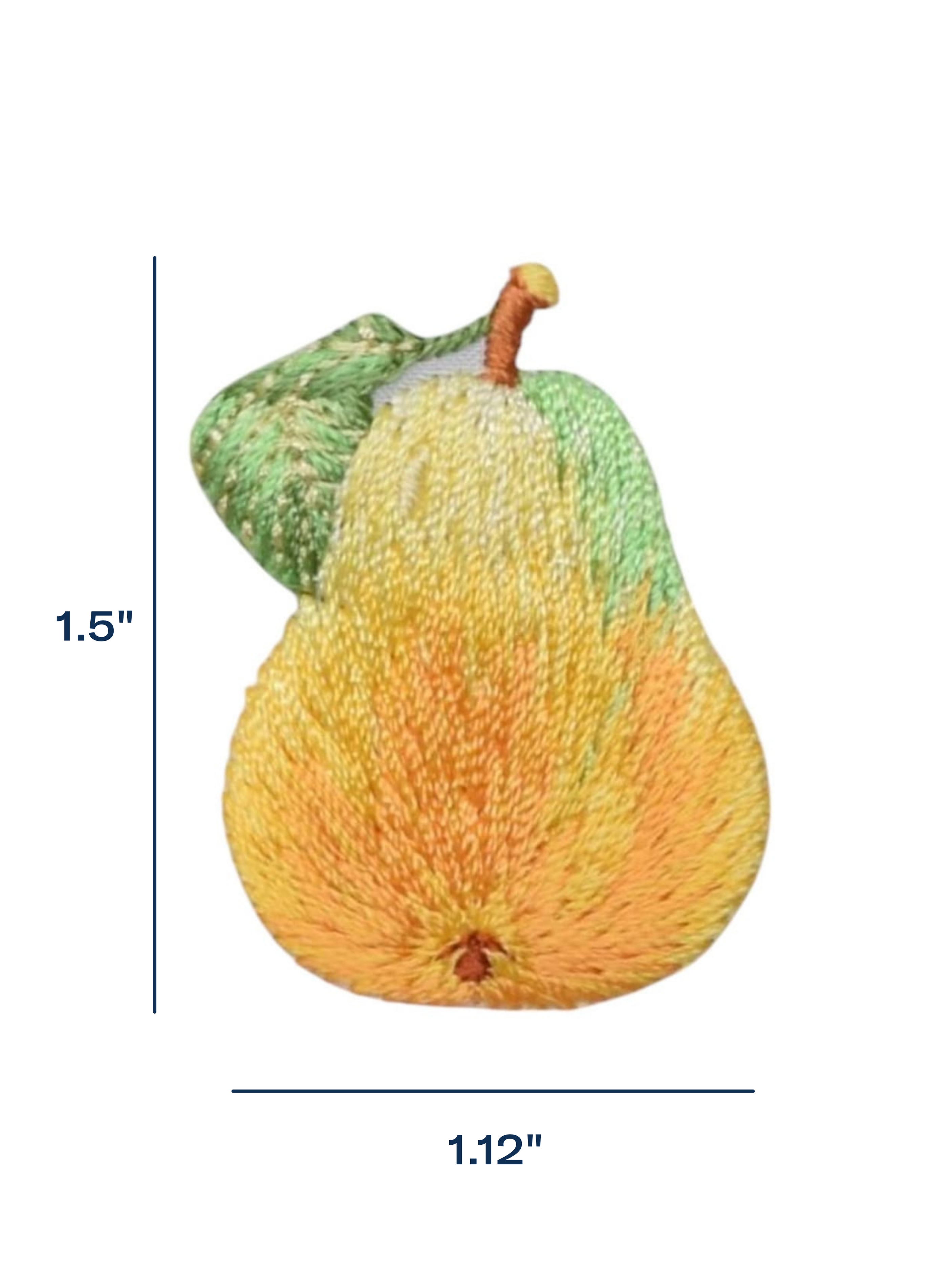 Golden Pear Iron-On Patch