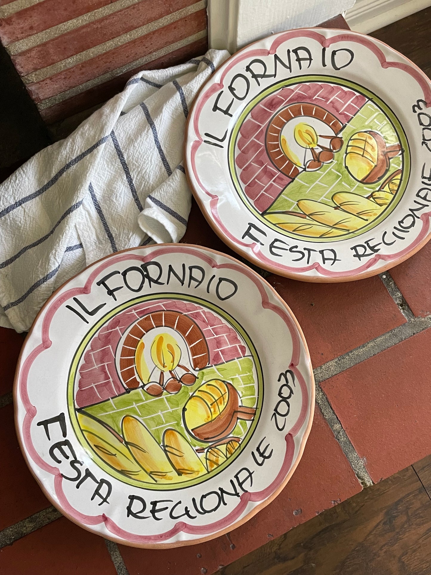 Brick Oven Plates, Set of 2