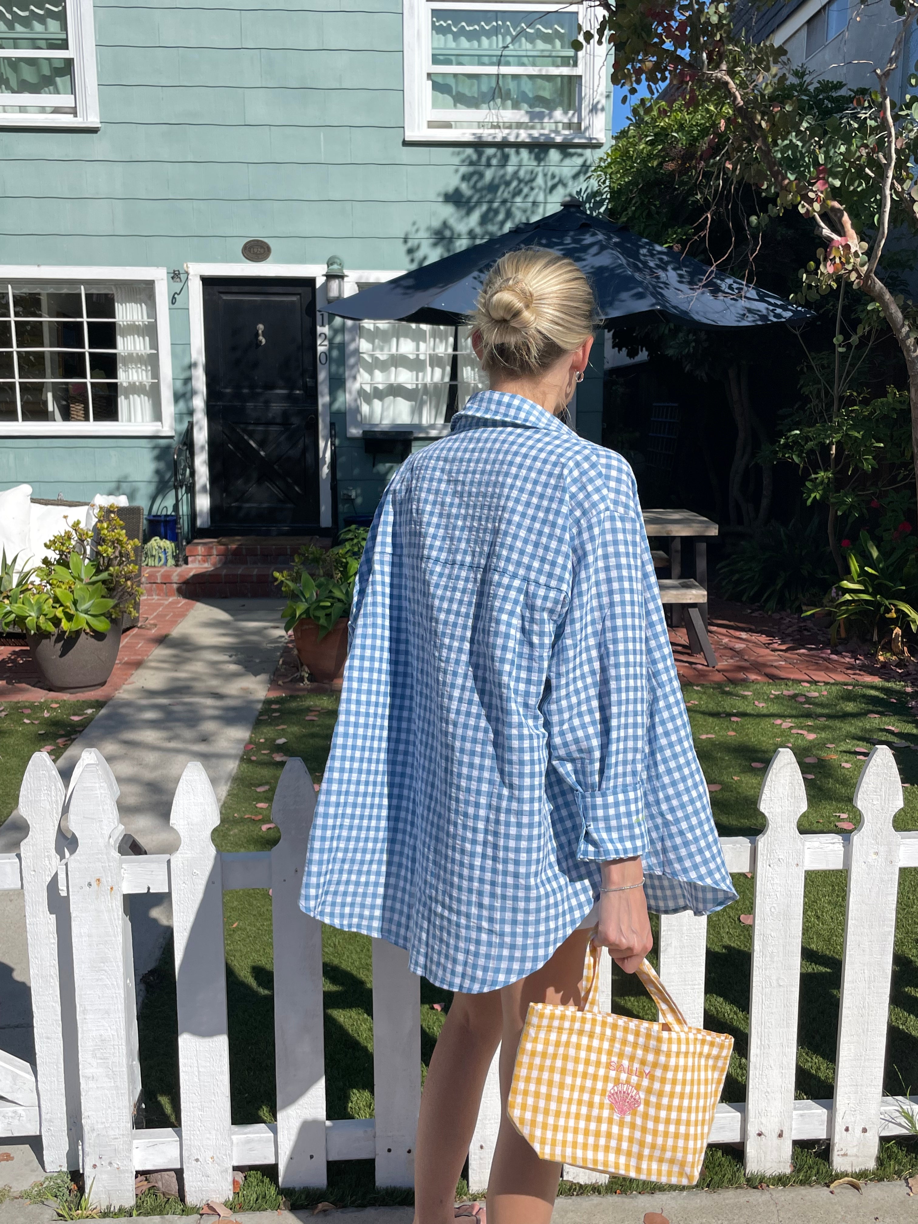 Gingham Button Down Shirt