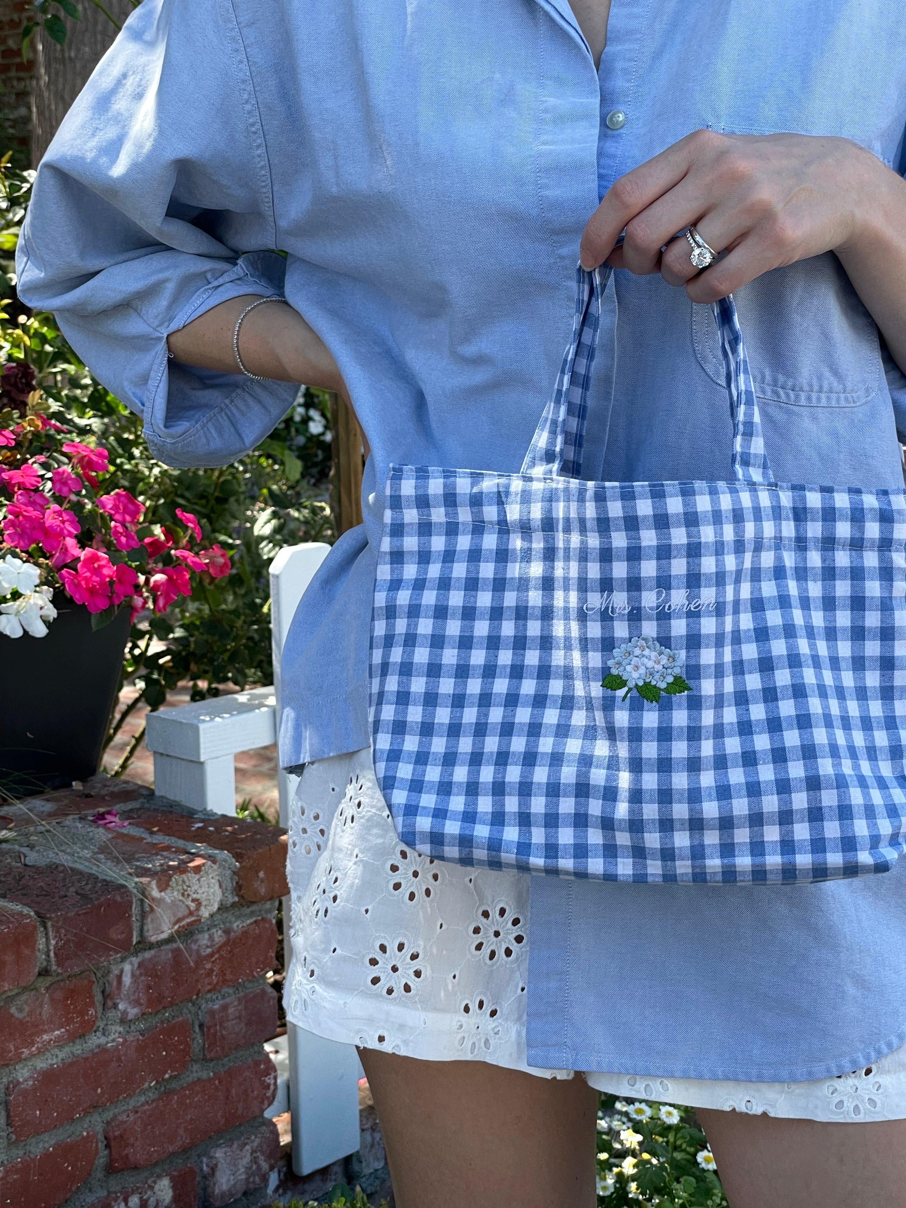 The Gingham Mini Tote