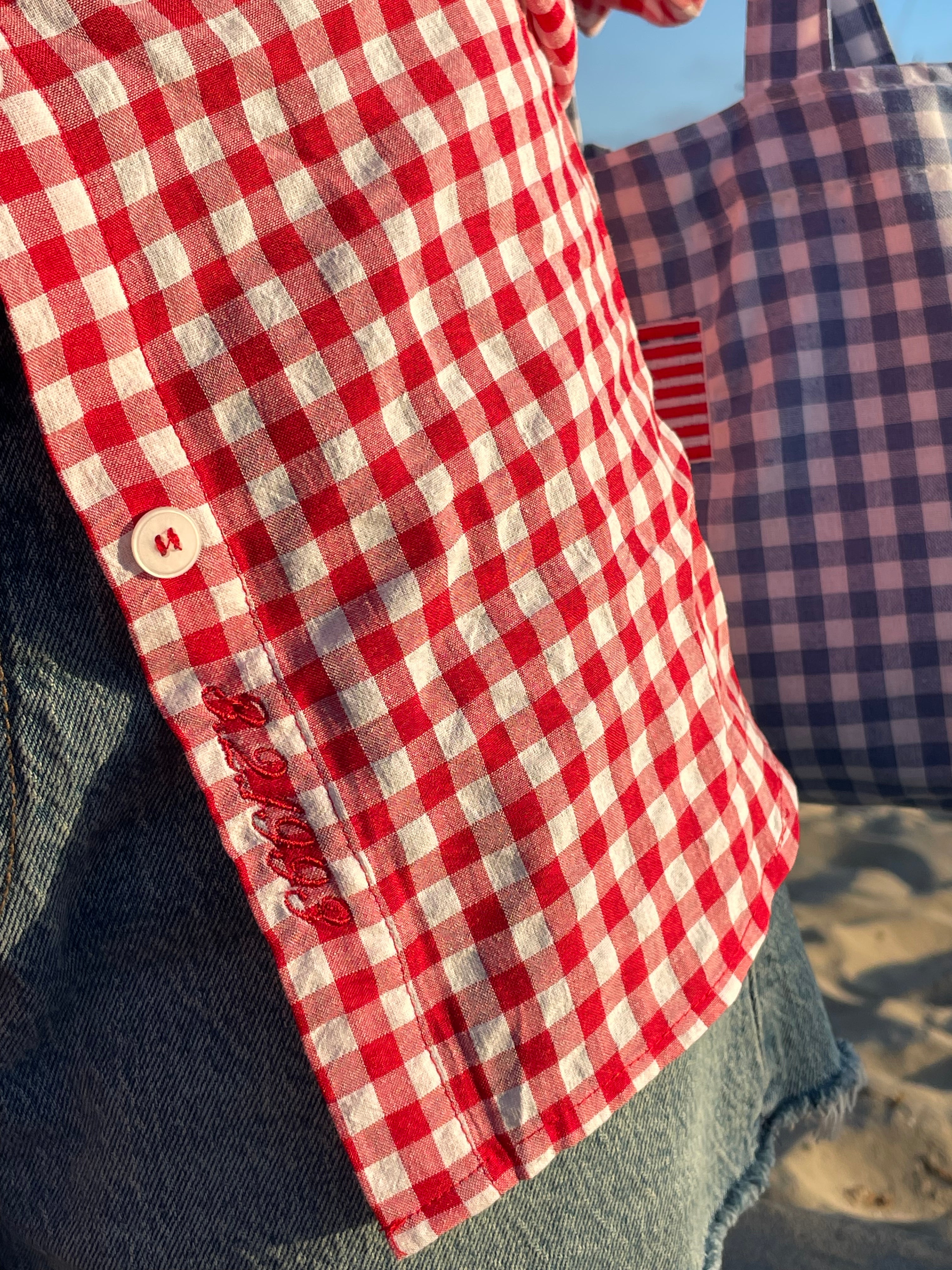 Gingham Button Down Shirt