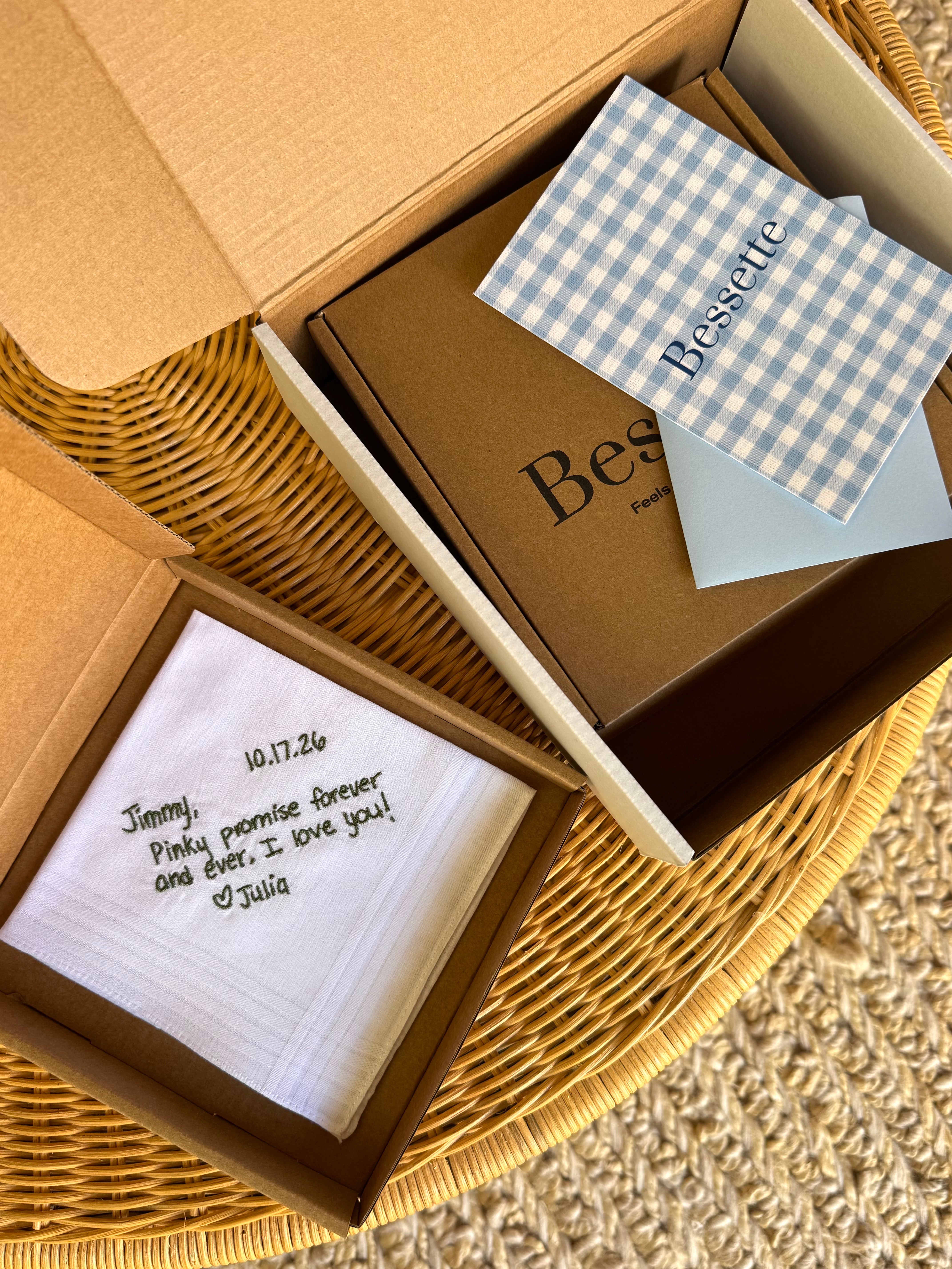 Handwritten Note Hankie