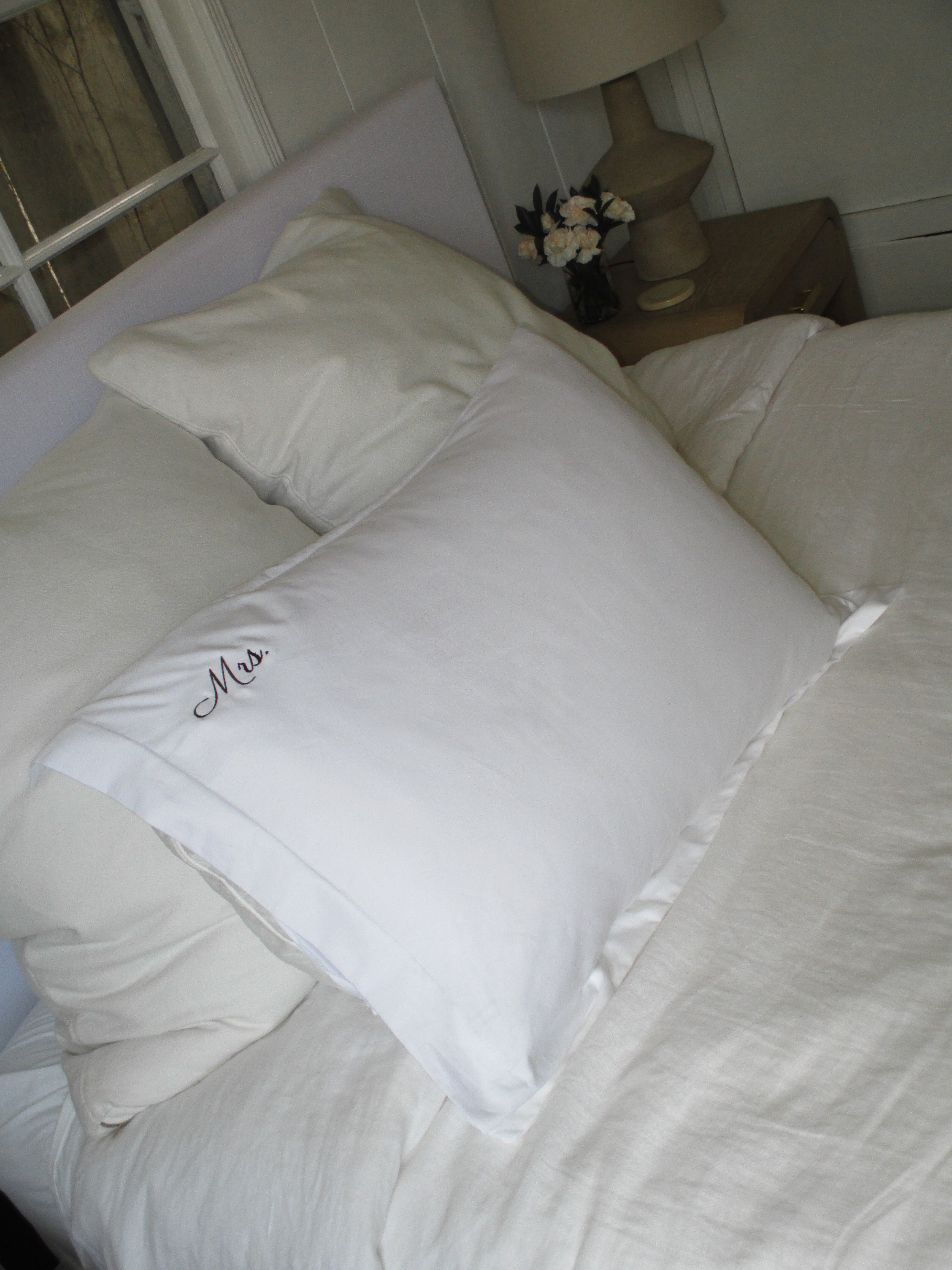 Custom Embroidered Pillow Sham