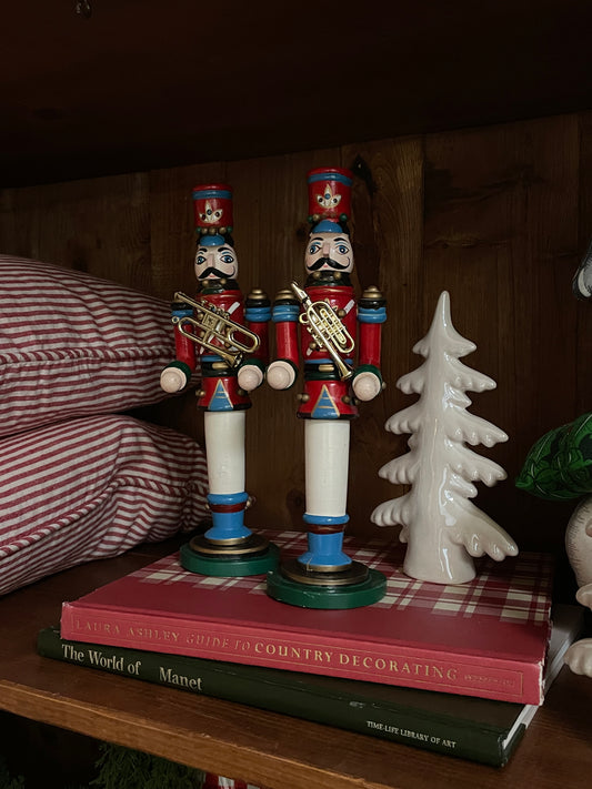 Nutcracker Candlesticks, Set of 2