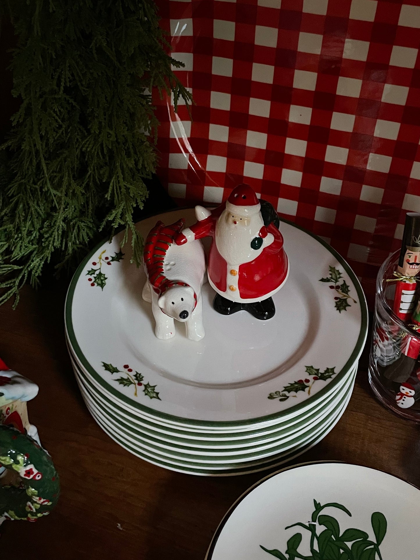 Claus & Paws Salt and Pepper Shakers