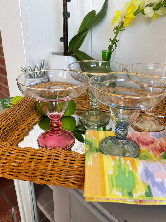 Poolside Aperitivo Margarita Glasses
