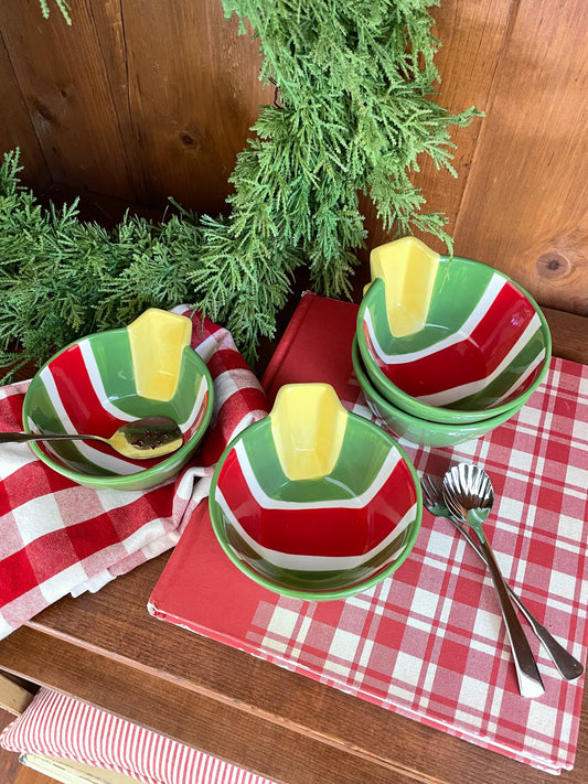 Jingle Bells Bowls, Set of 4