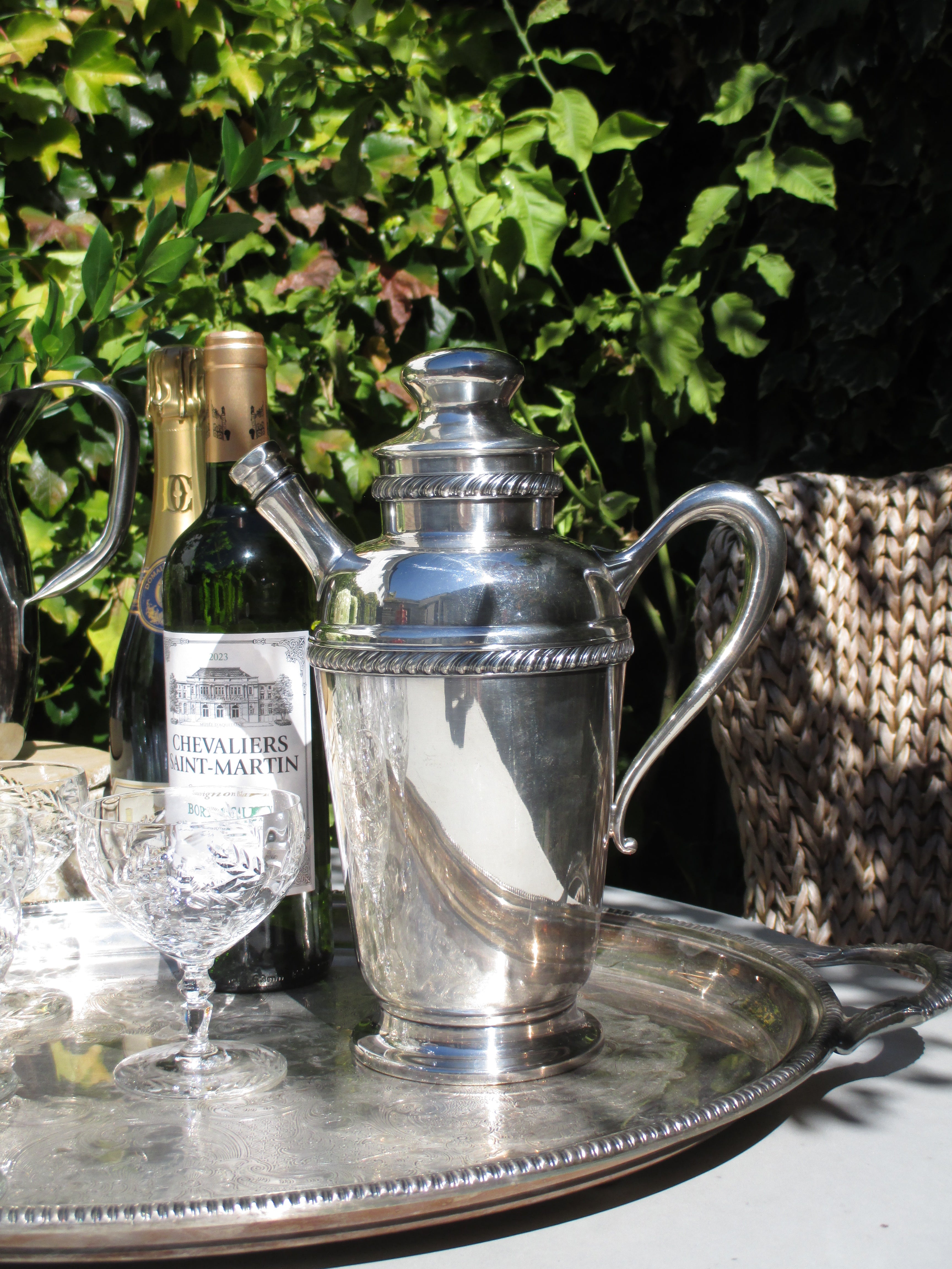 1930s Silver Plate Cocktail Shaker