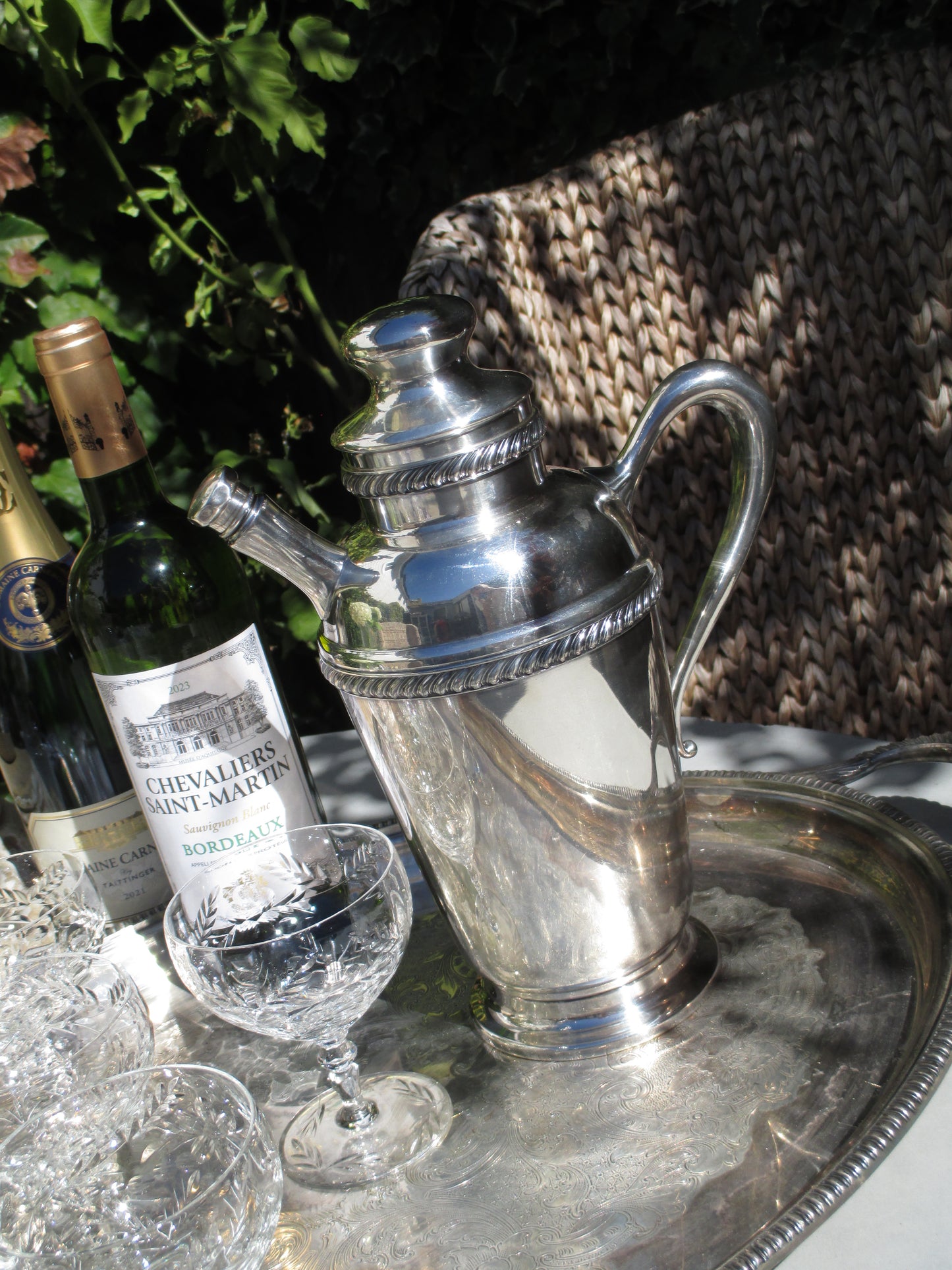 1930s Silver Plate Cocktail Shaker