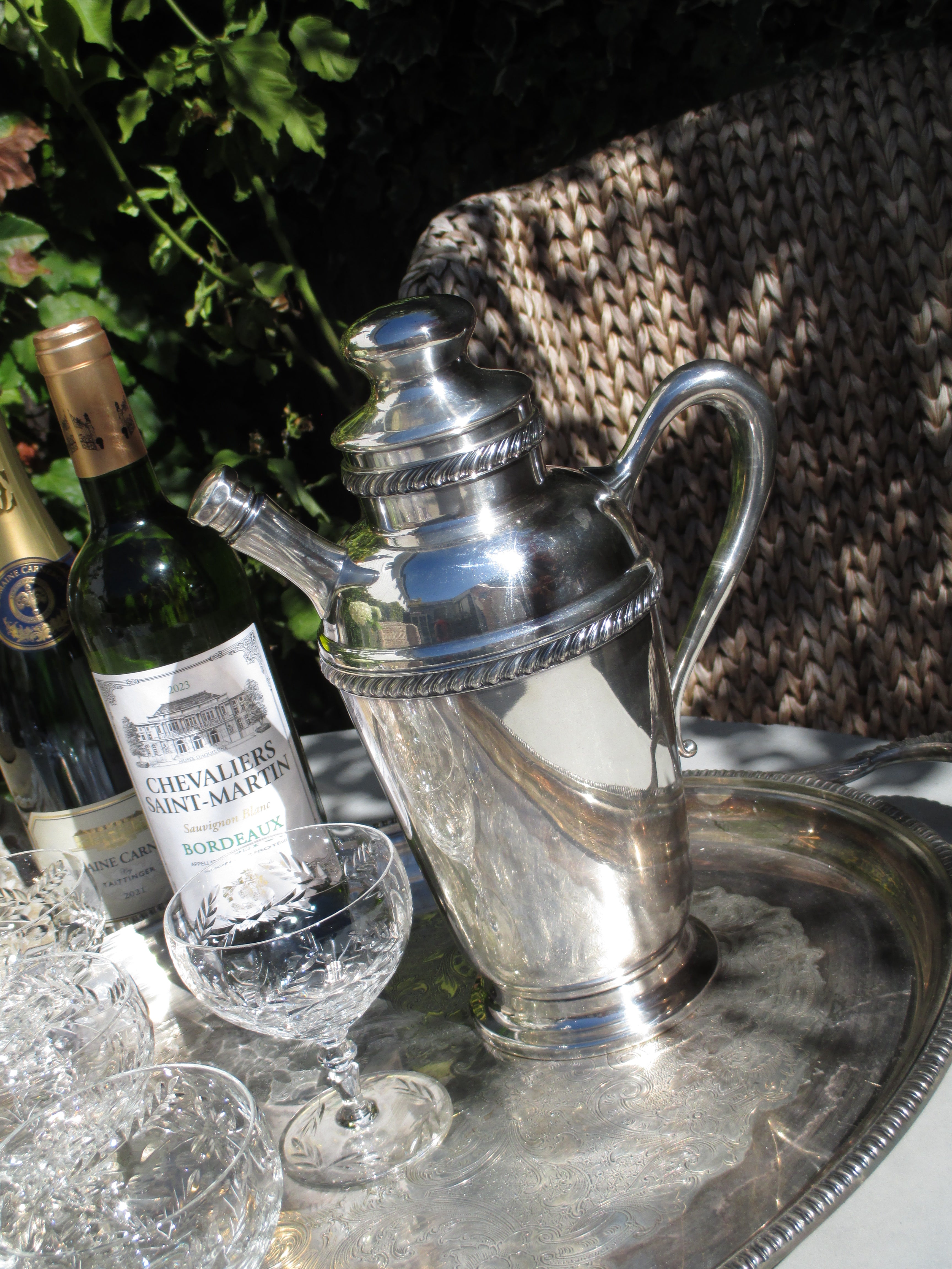 1930s Silver Plate Cocktail Shaker