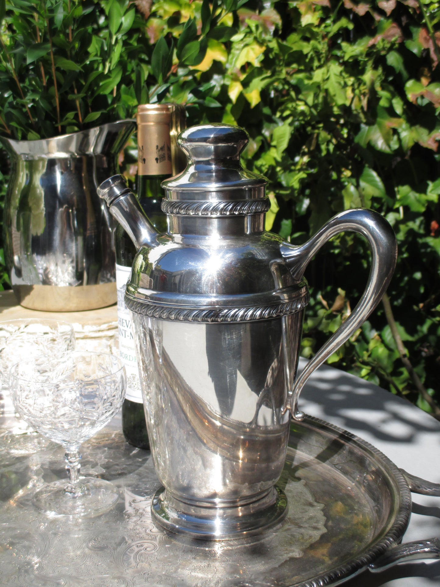 1930s Silver Plate Cocktail Shaker