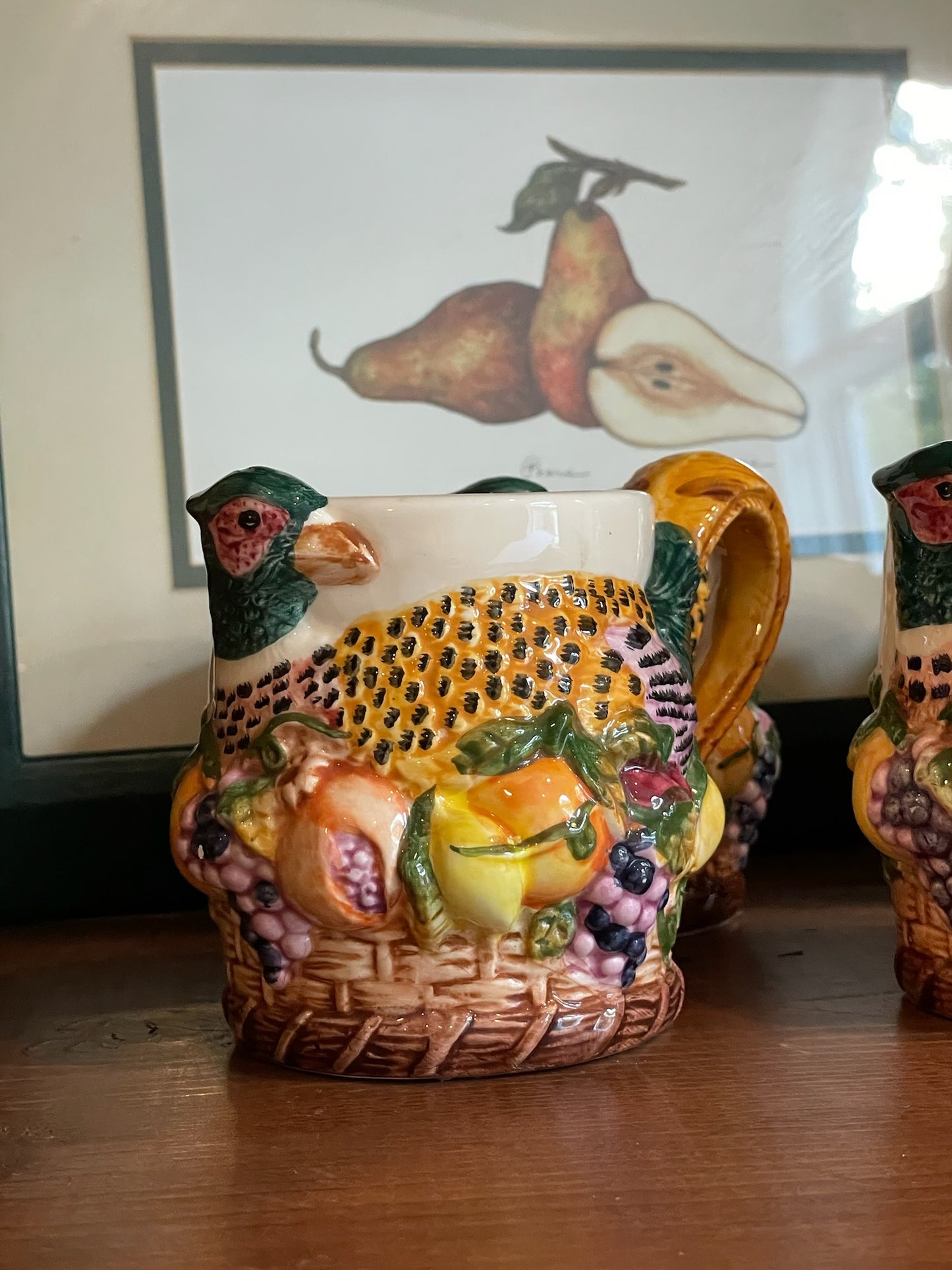 Pheasant Flock Mugs, Set of 4