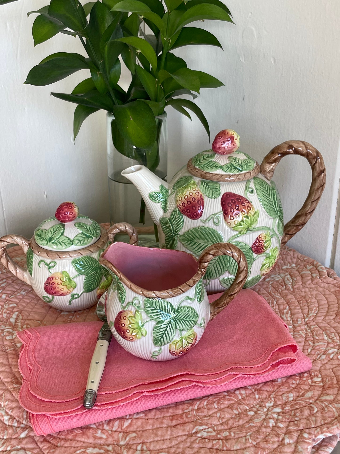 Dixie Teapot, Cream & Sugar