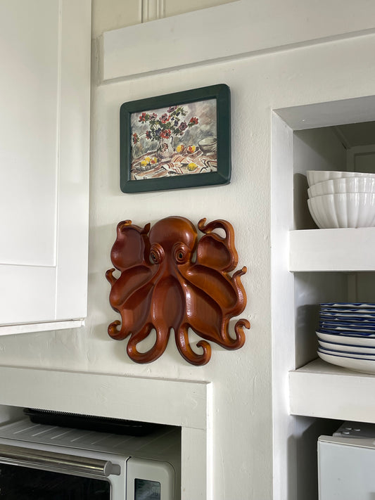 Octopus Wooden Wall Art