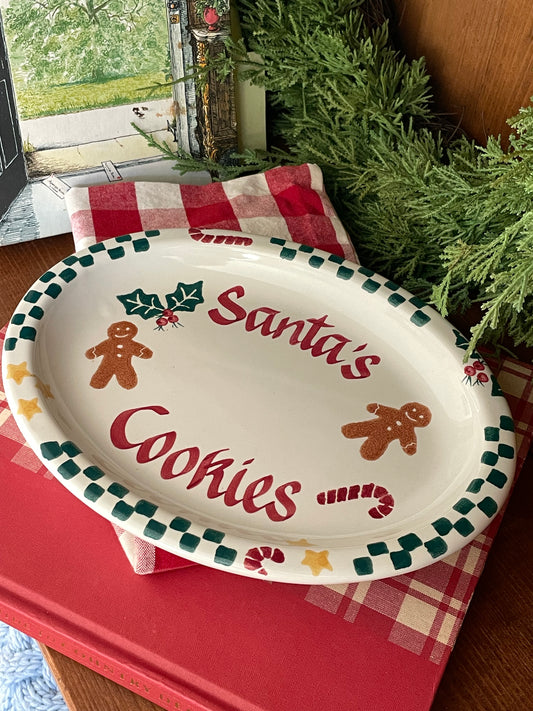 Santa's Cookies Plate