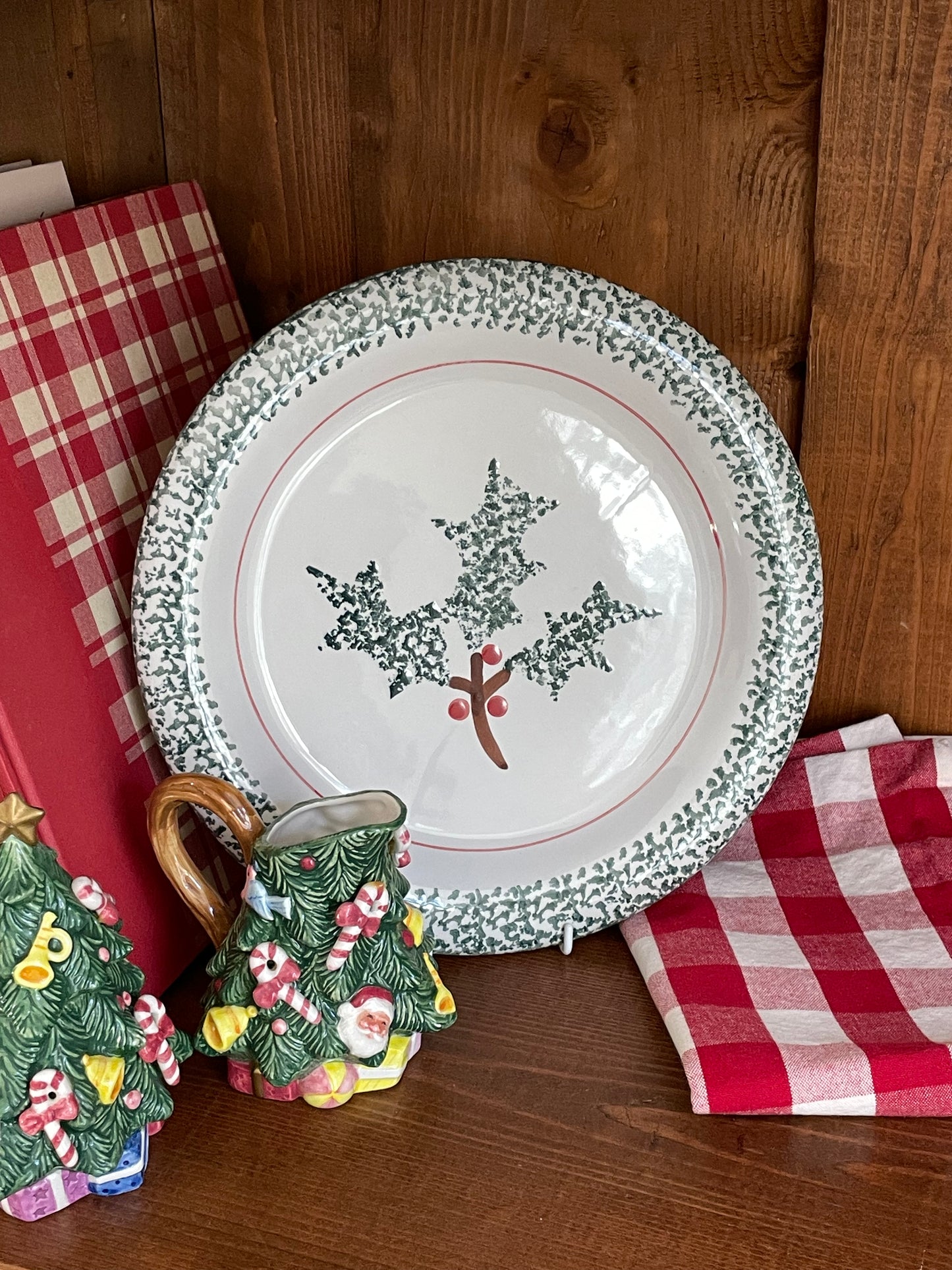 Holly Jolly Serving Plate