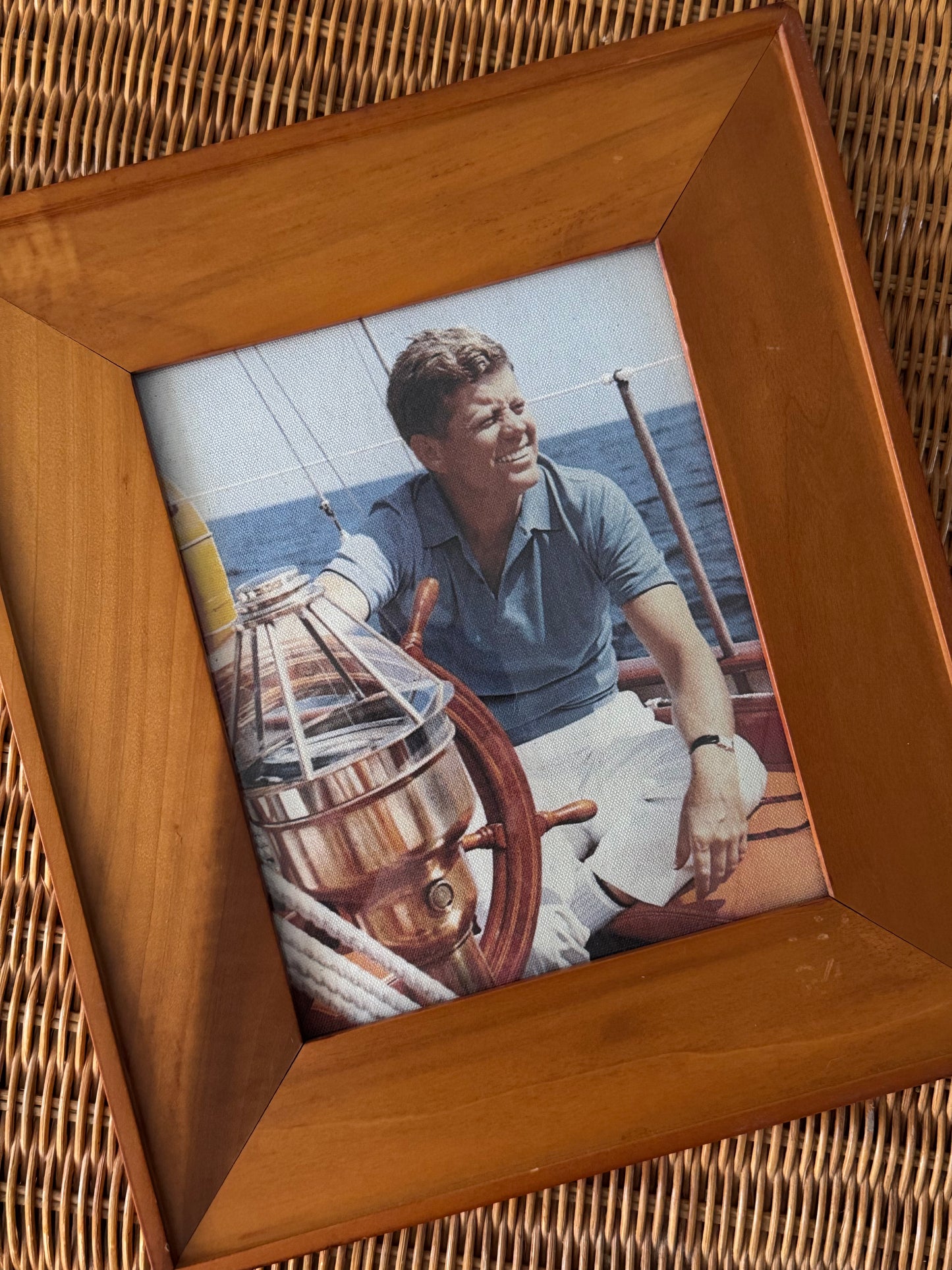 Kennedy on the Manitou, 1962 Framed Art