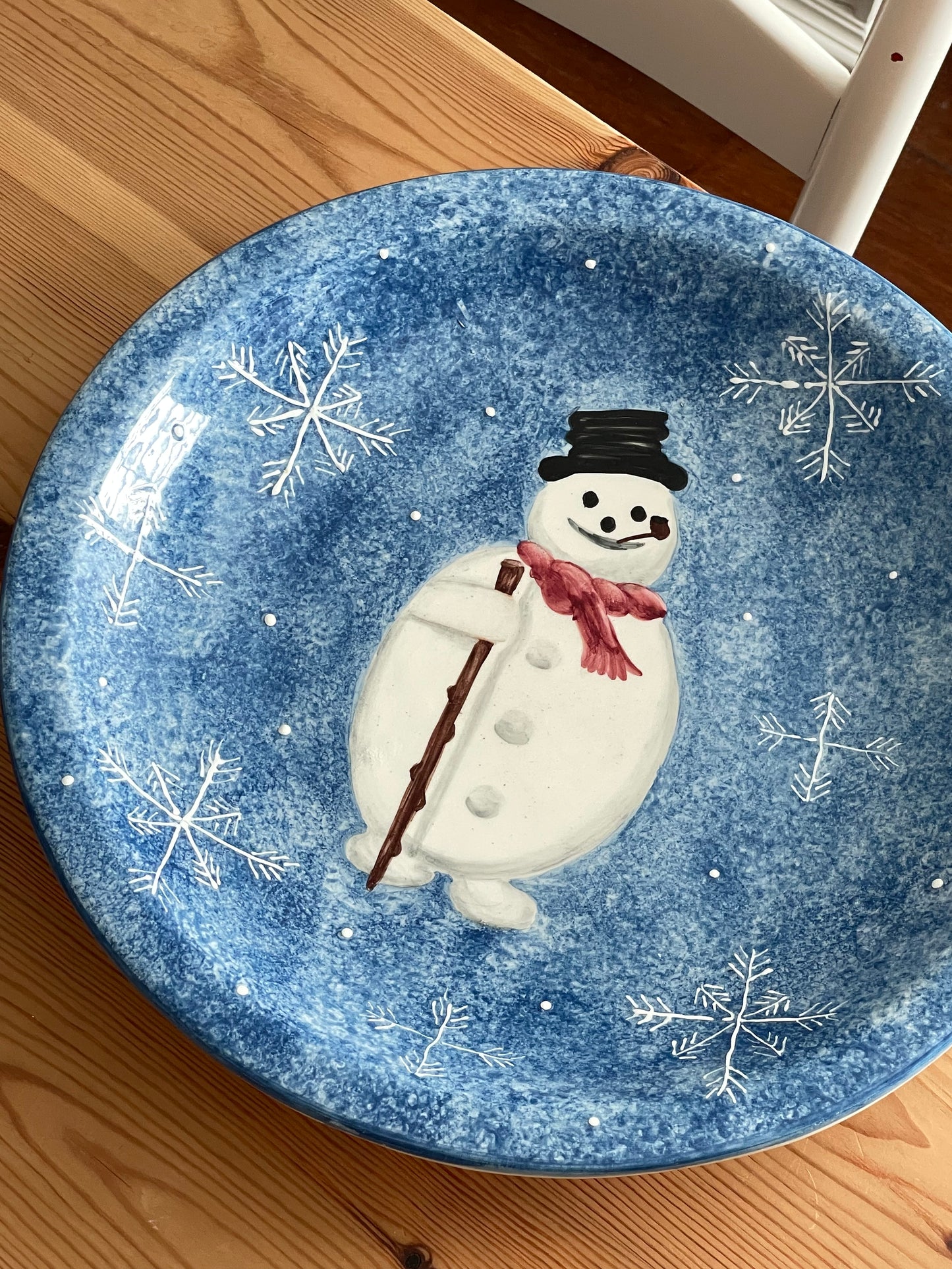 Snowman Serving Bowl