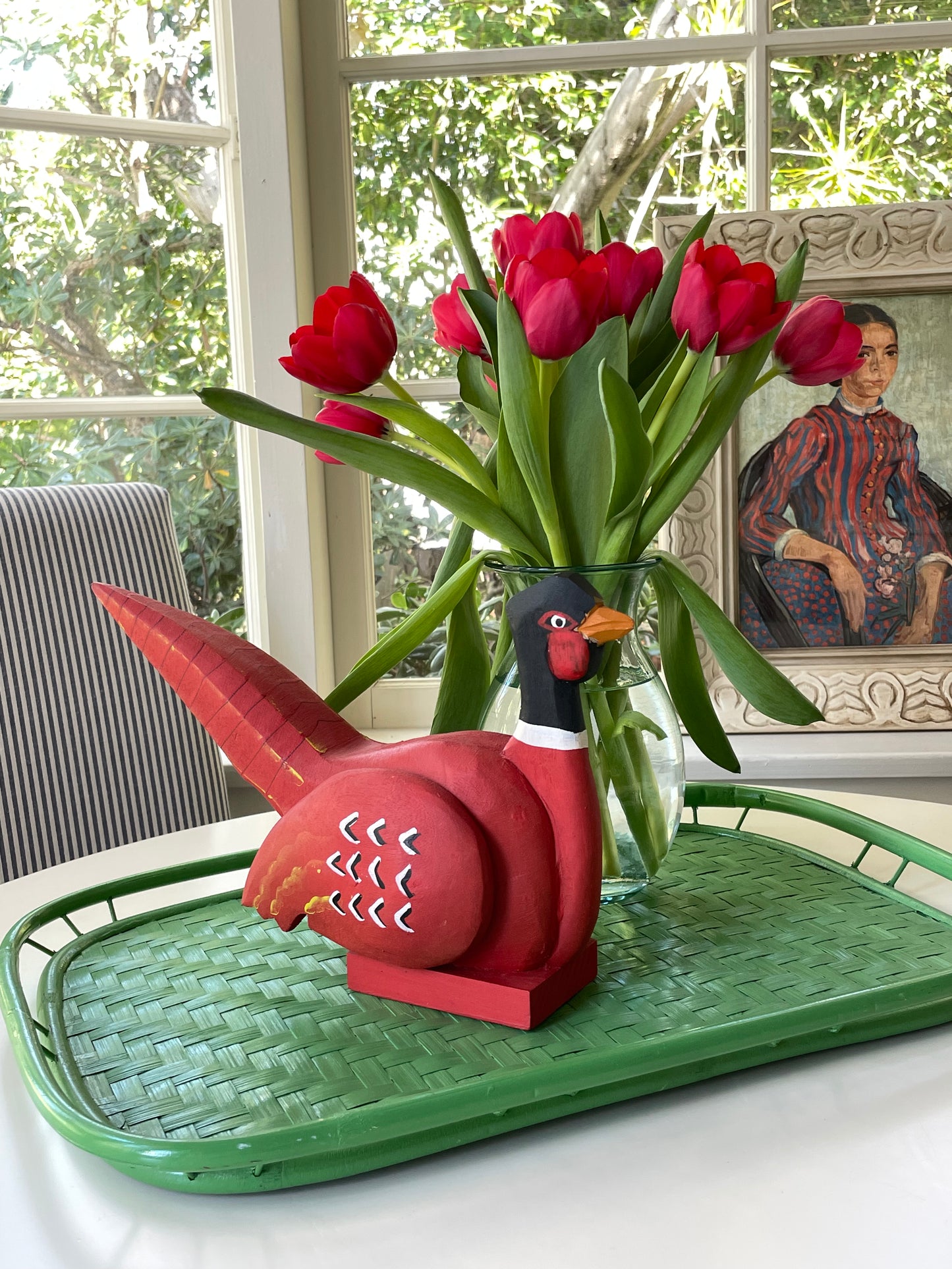 Captain Billie Decorative Wooden Pheasant