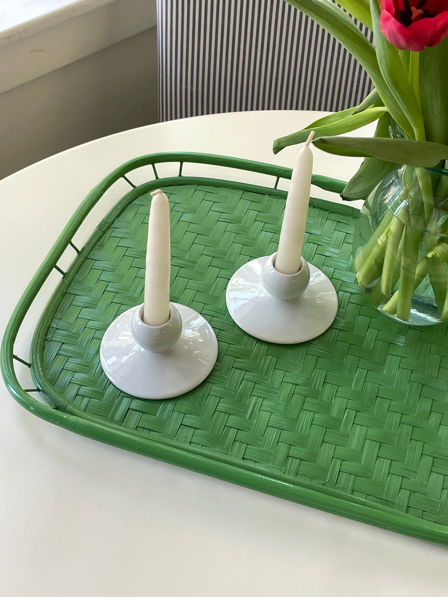 Mediterranean Sea Candlesticks, Set of 2