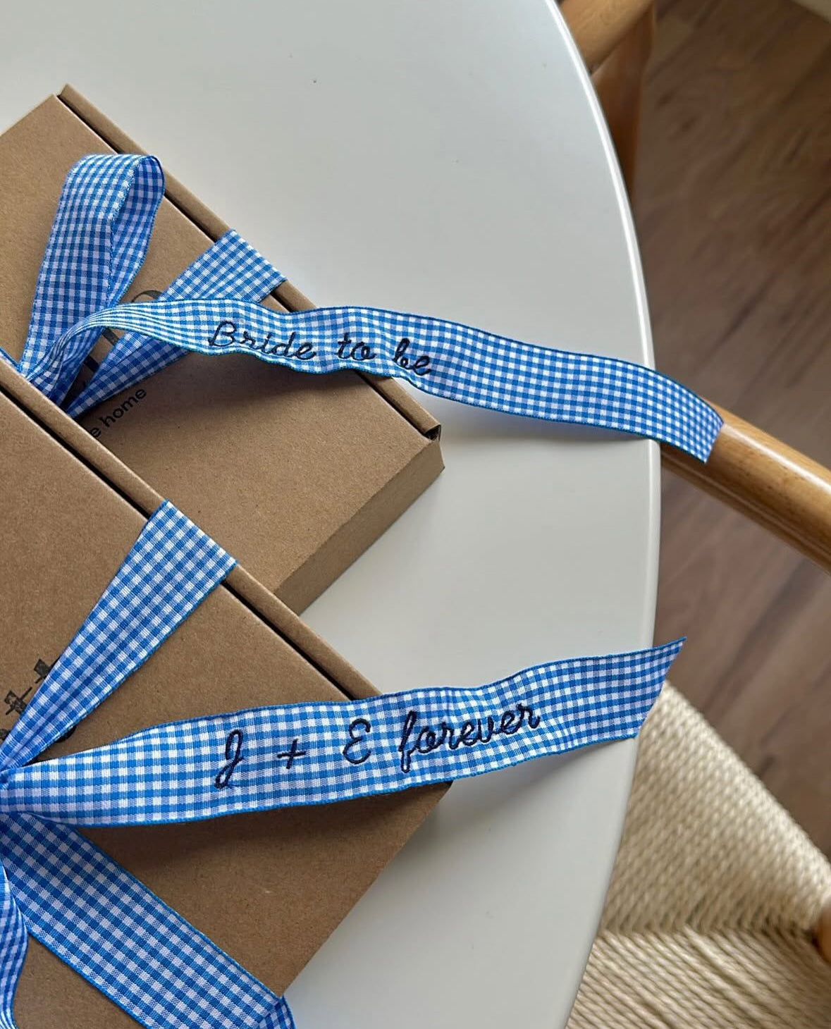 Personalized Gingham Ribbon