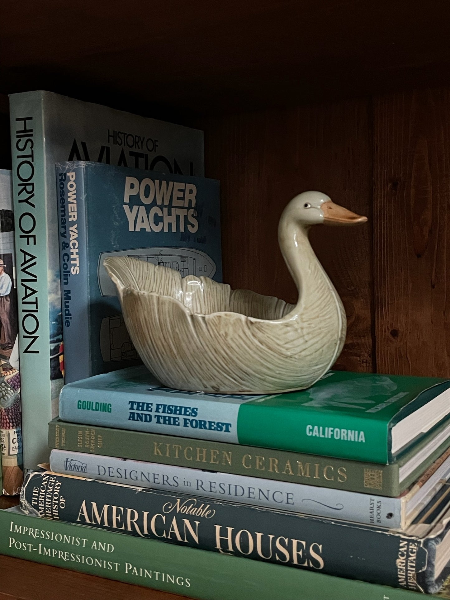 Colette Ceramic Goose Trinket Bowl