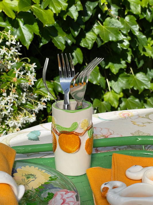Orange Grove Decorative Cup
