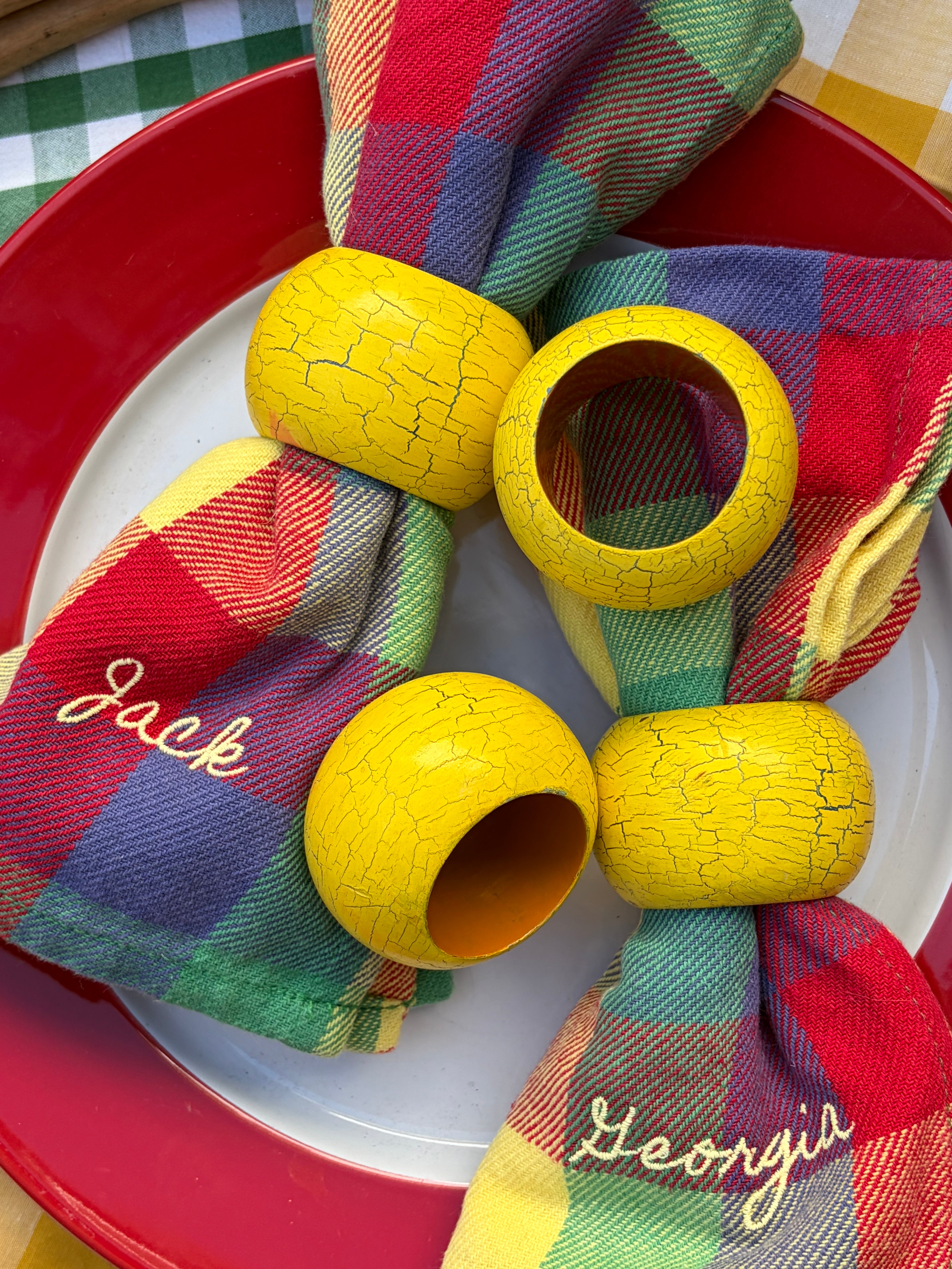 Kennebunk Napkin Rings, Set of 4