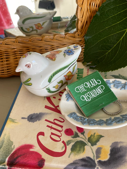 Gardenia Dove Trinket Box
