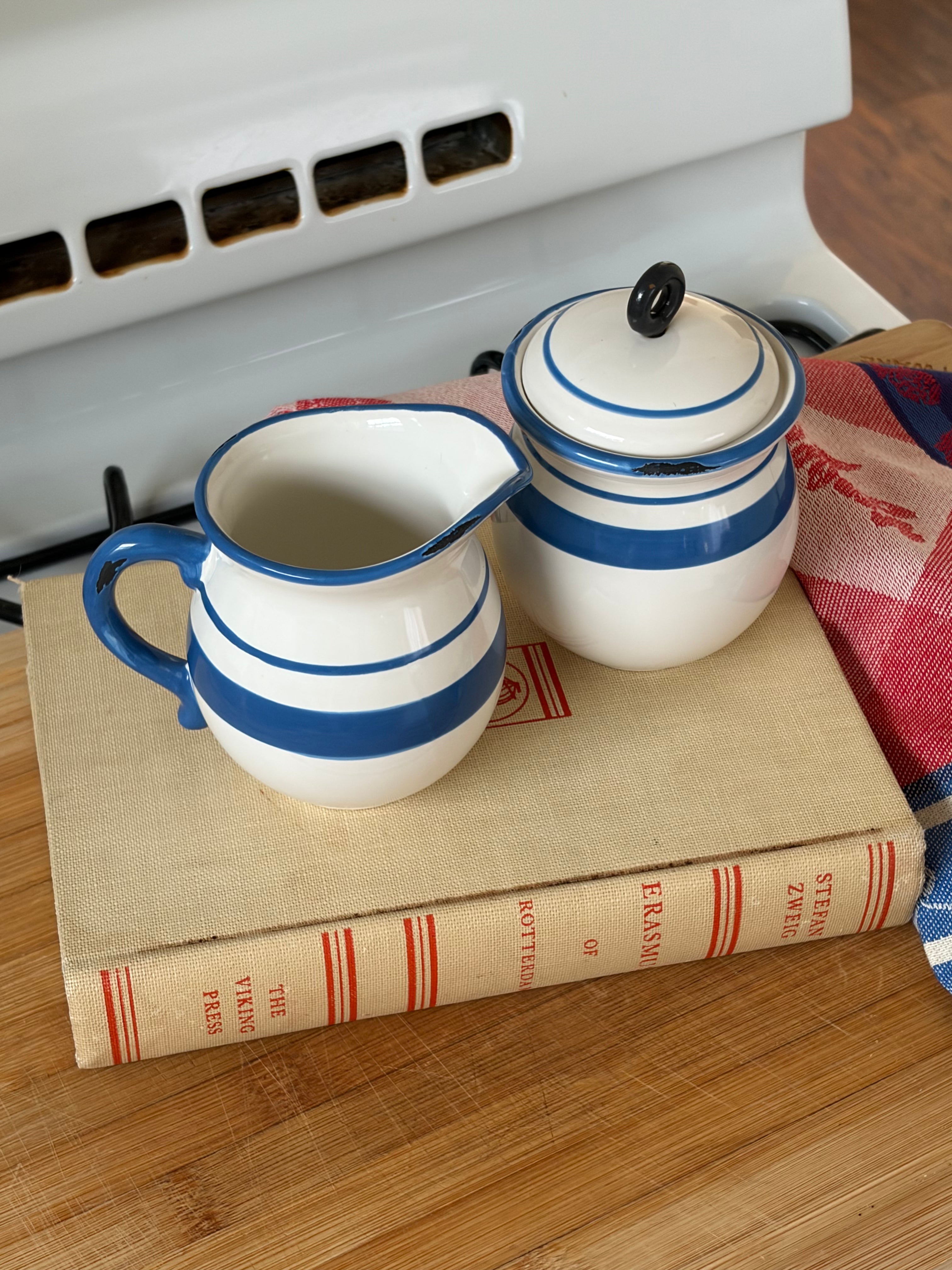 Bar Harbor Cream & Sugar Set