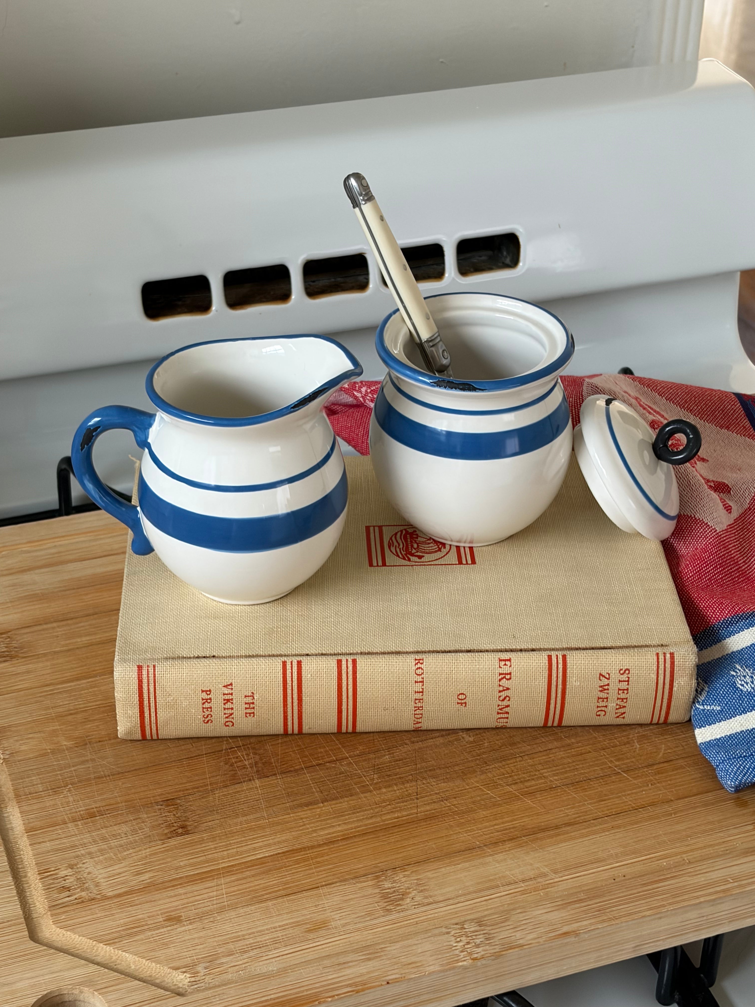 Bar Harbor Cream & Sugar Set