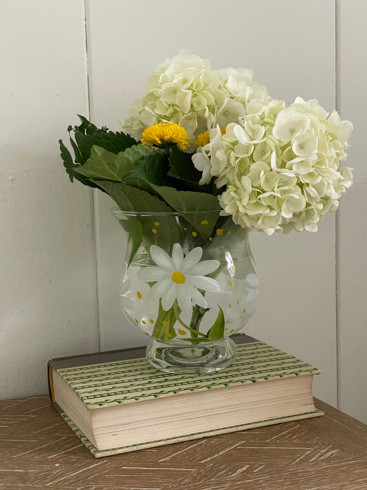 White Cosmo Flower Vase