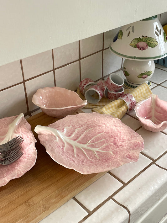 Lottie Pink Cabbage 4-Piece Serving Set