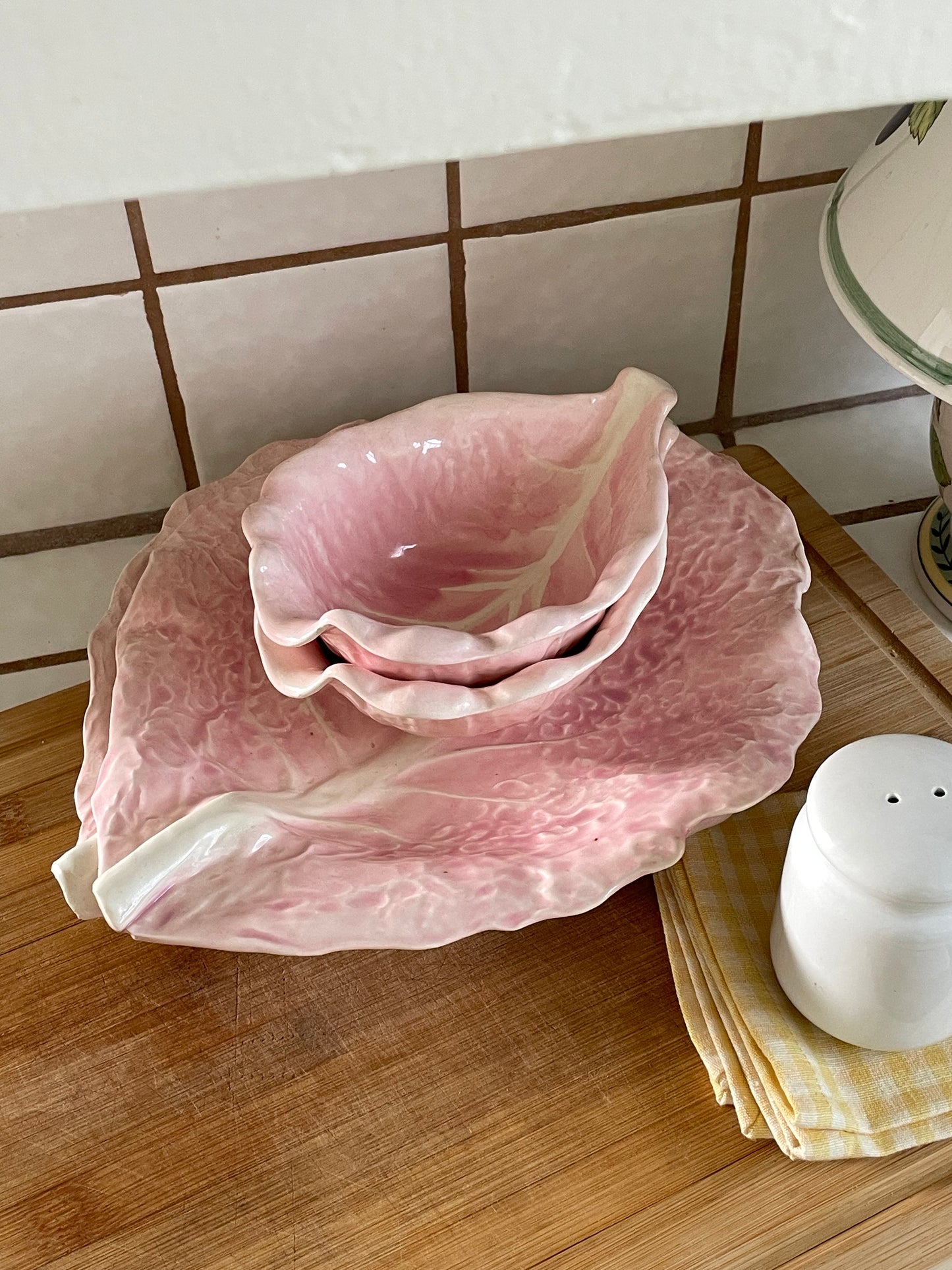 Lottie Pink Cabbage 4-Piece Serving Set