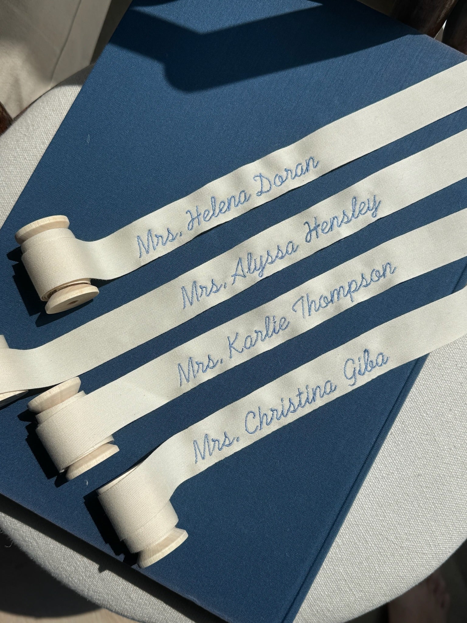 Natural Personalized Ribbon