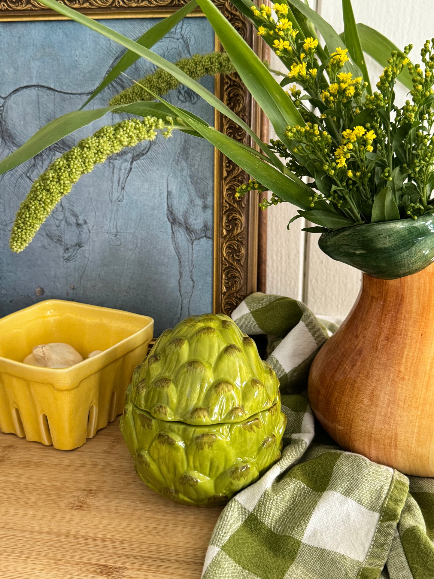 Artichoke Ceramic Measuring Cup