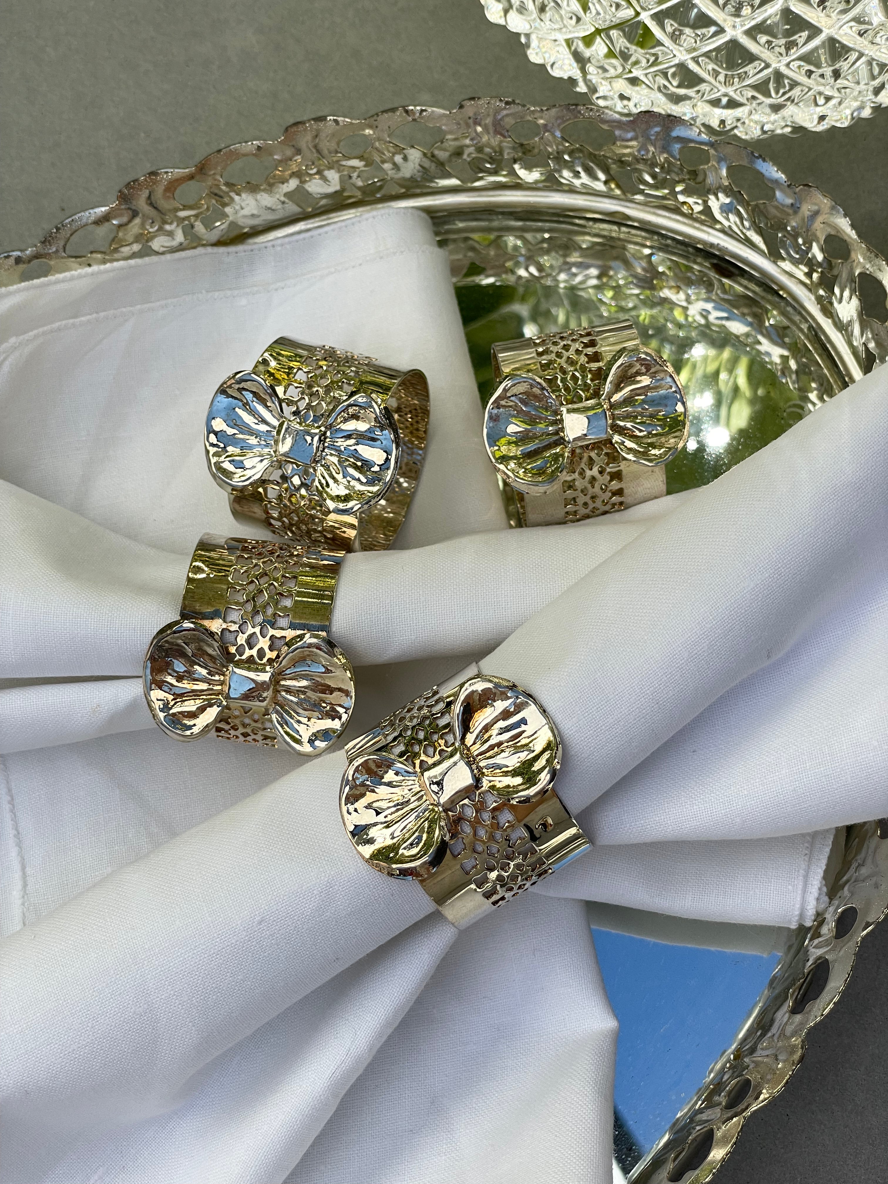 Couture Napkin Rings, Set of 4
