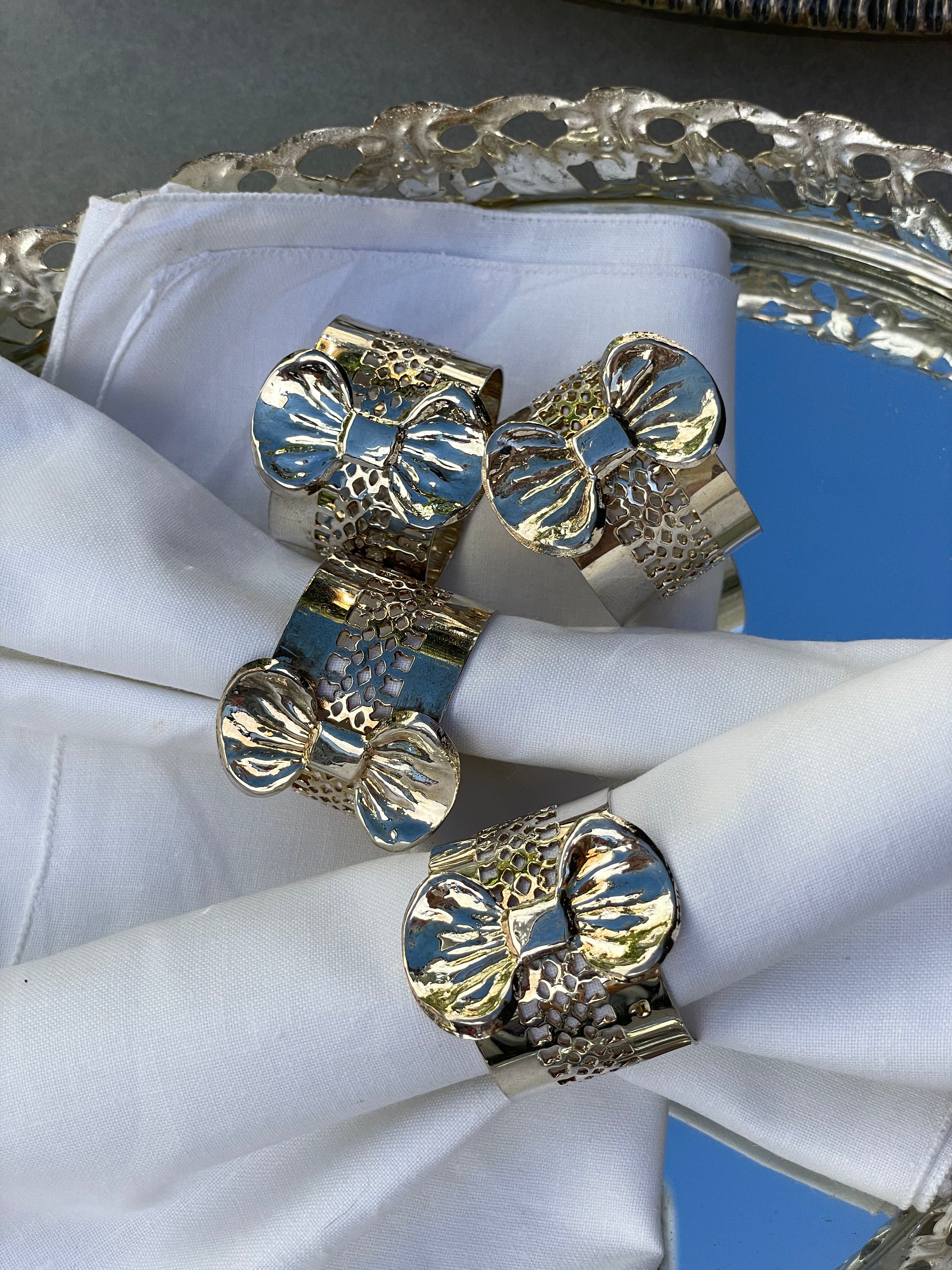 Couture Napkin Rings, Set of 4
